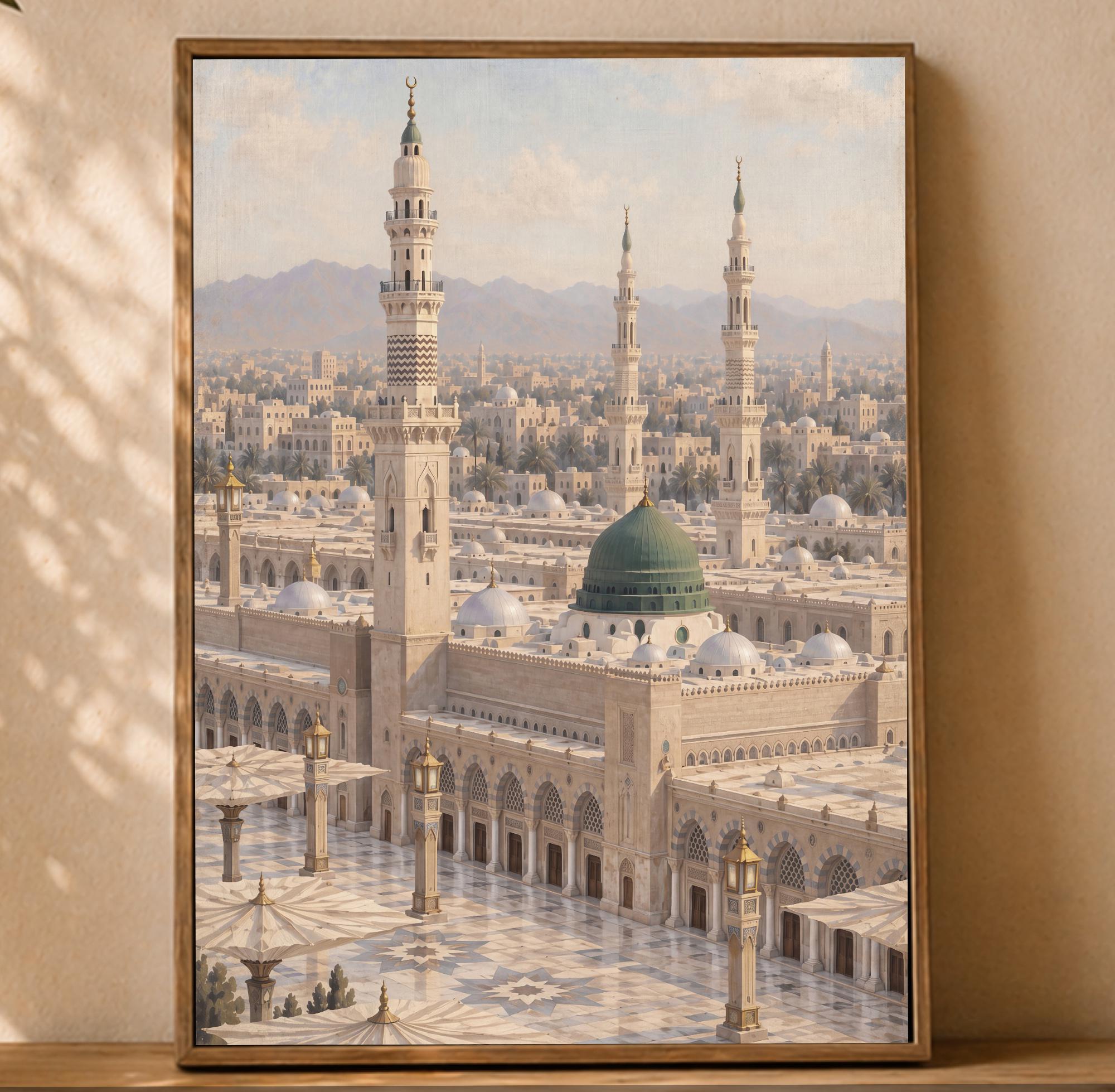 Medina Mosque & Mountain Horizon — image 2