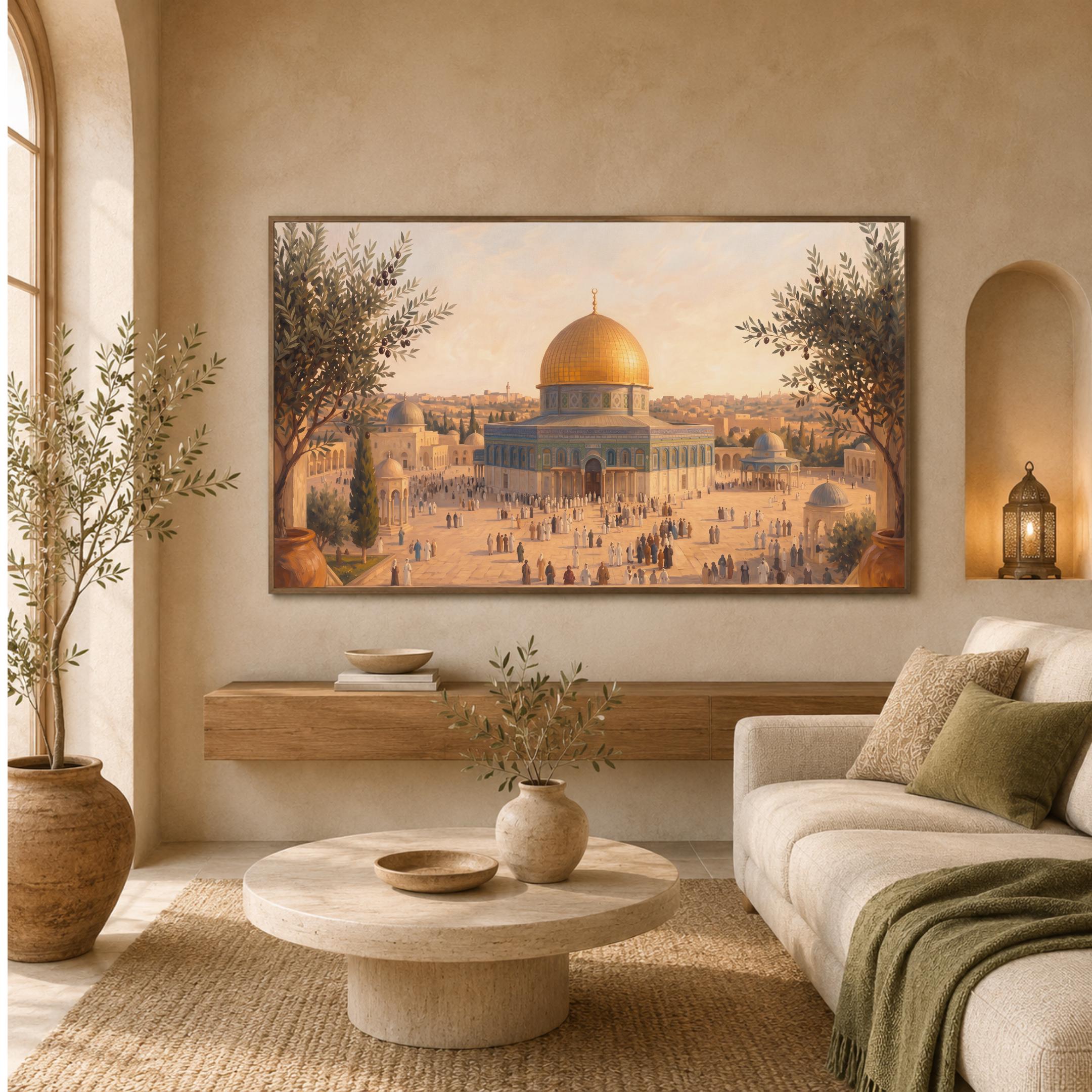 Dome of the Rock Jerusalem Inspired, Islamic Wall Art, Digital Download Decor — image 6