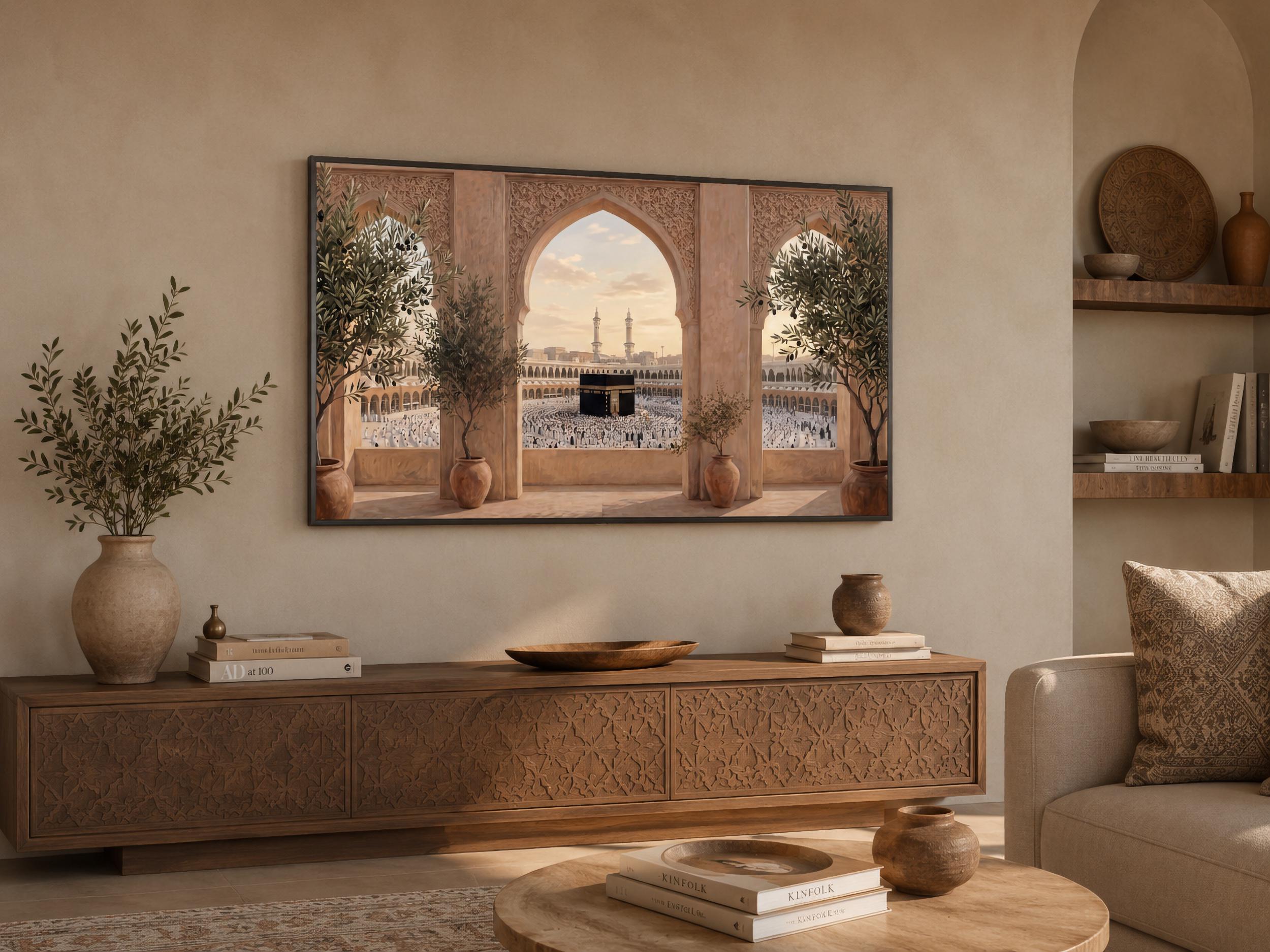 Kaaba Arch View TV Art, Islamic Mecca Art, Samsung The Frame (Digital Download) — image 2