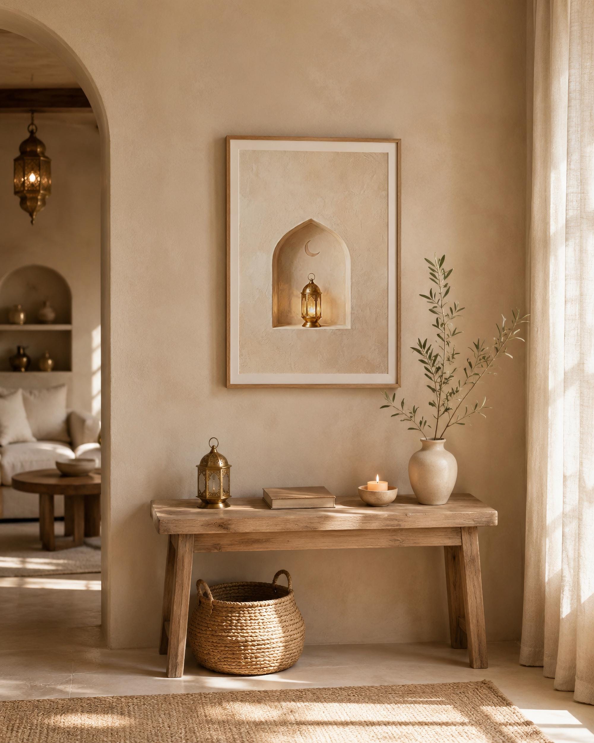 Lantern within a Soft Neutral Arch — image 3