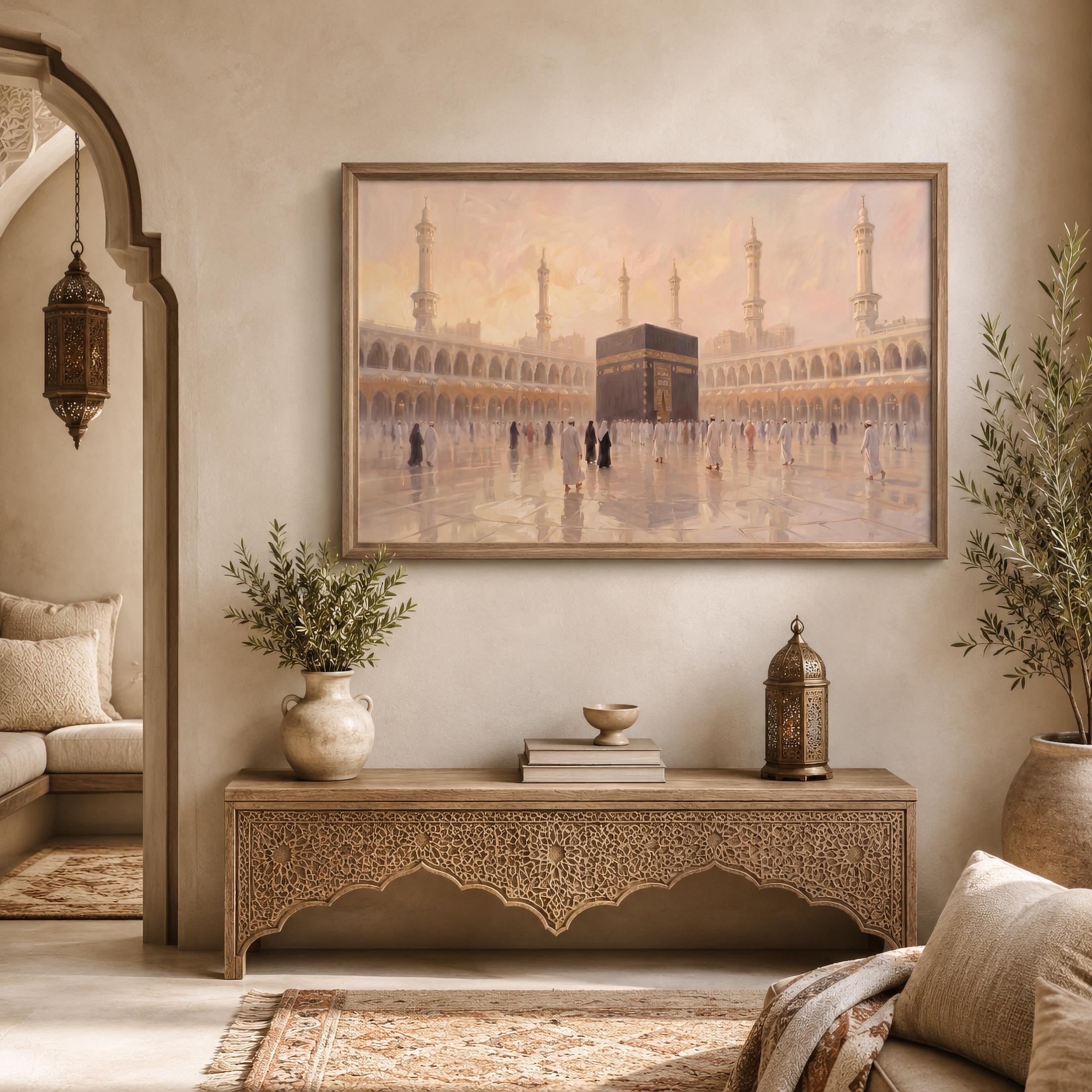 The Kaaba across a Reflective Courtyard — image 3