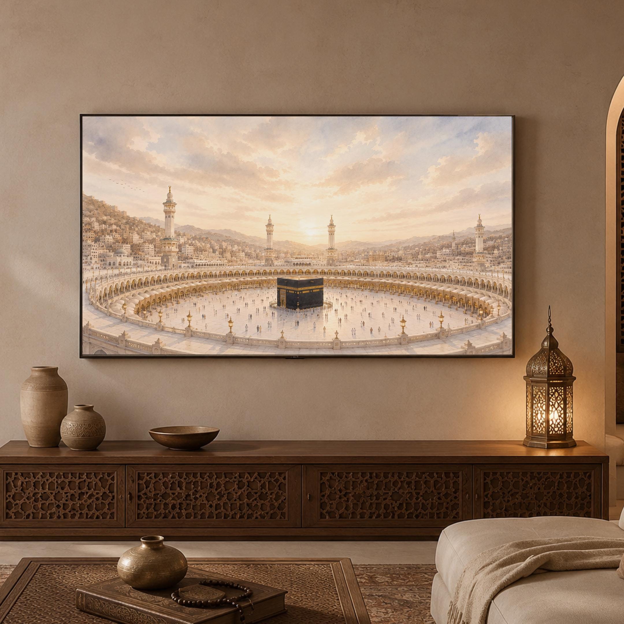 Islamic Frame TV Art Set of 3 | Kaaba Medina Al-Aqsa | Samsung The Frame | Digital Download — image 2