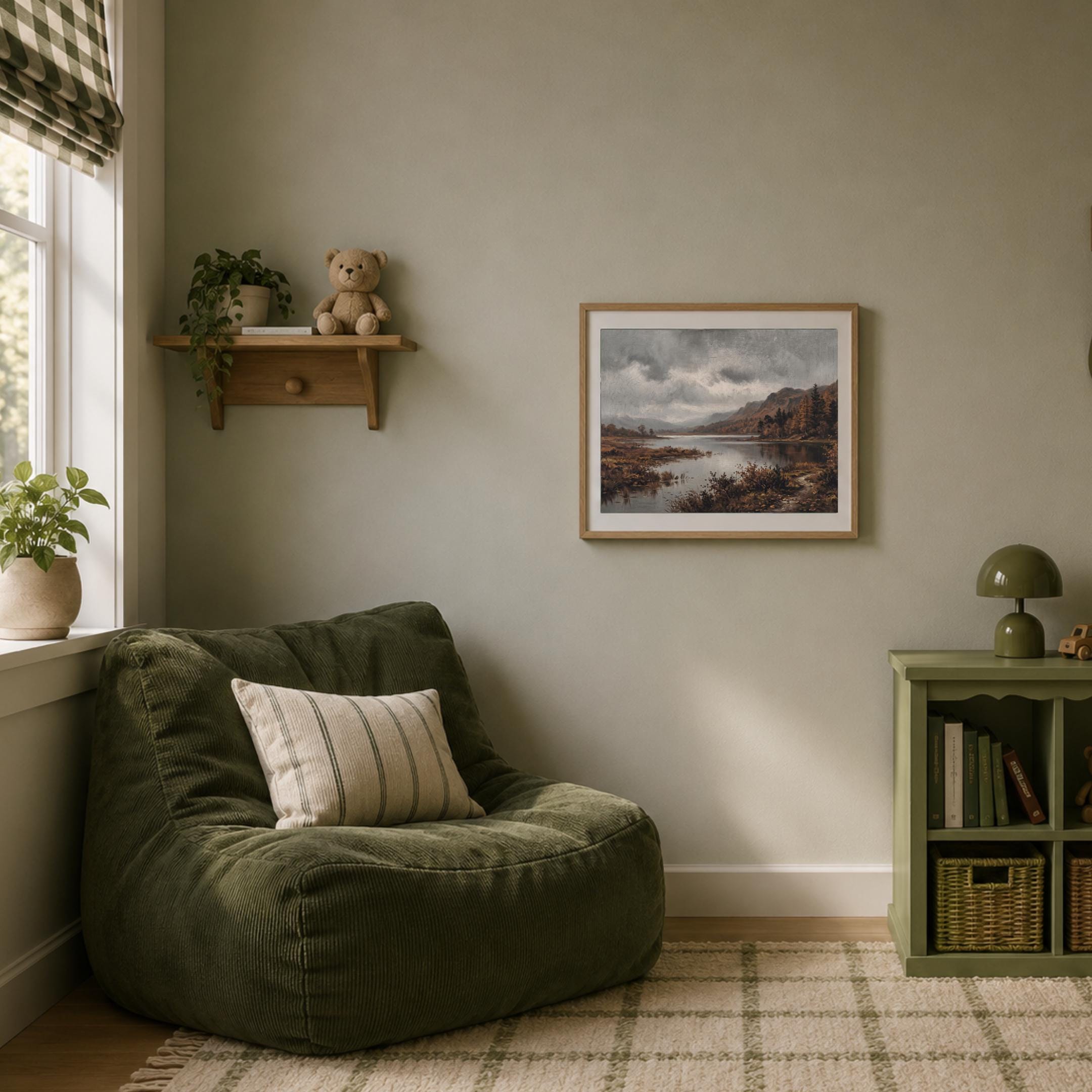 Cotswolds Fall Wall Art | English Cottage Village Print | Vintage Farmhouse Digital Download — image 6