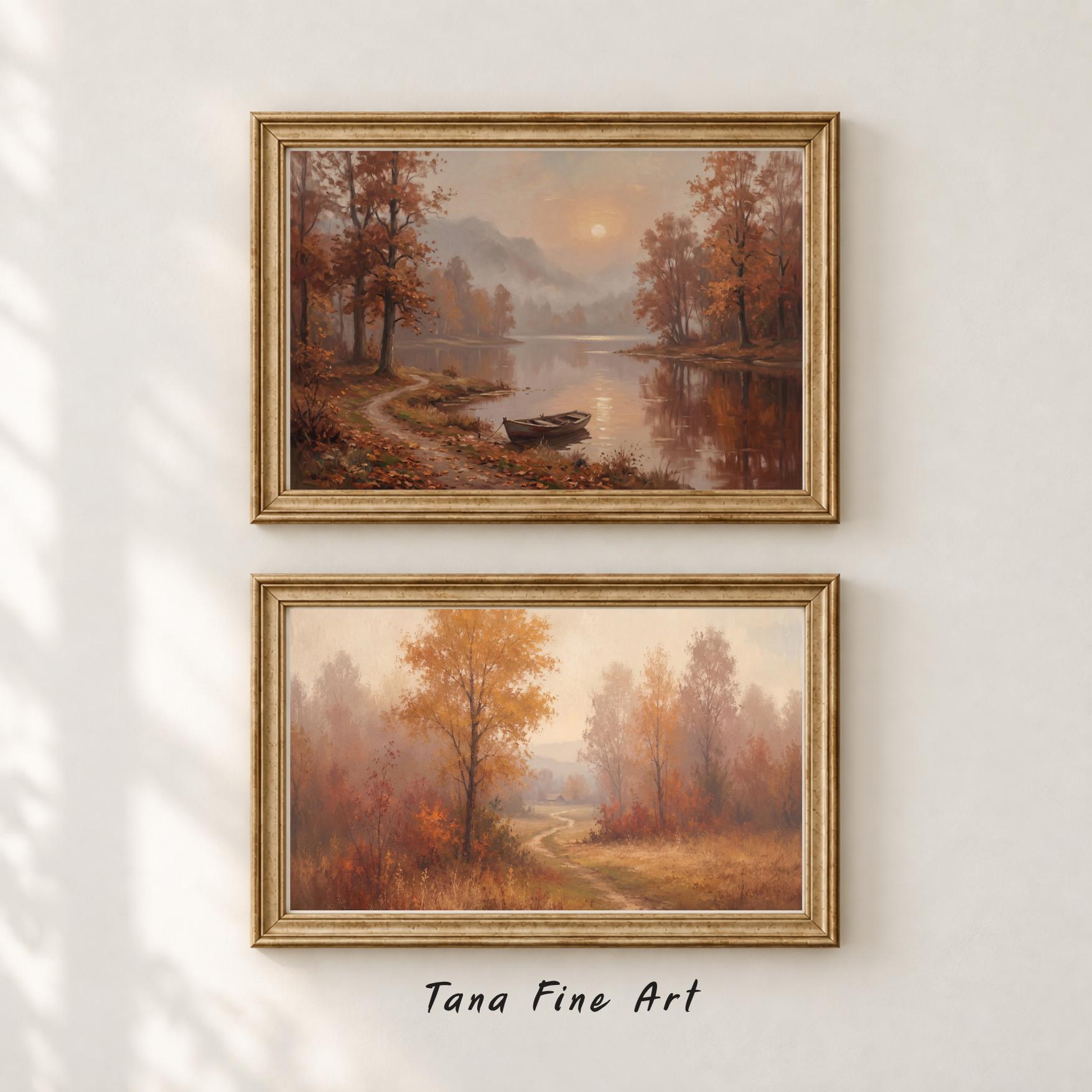 Autumn Paths & Floral Still Lifes — Set of 5 — image 3