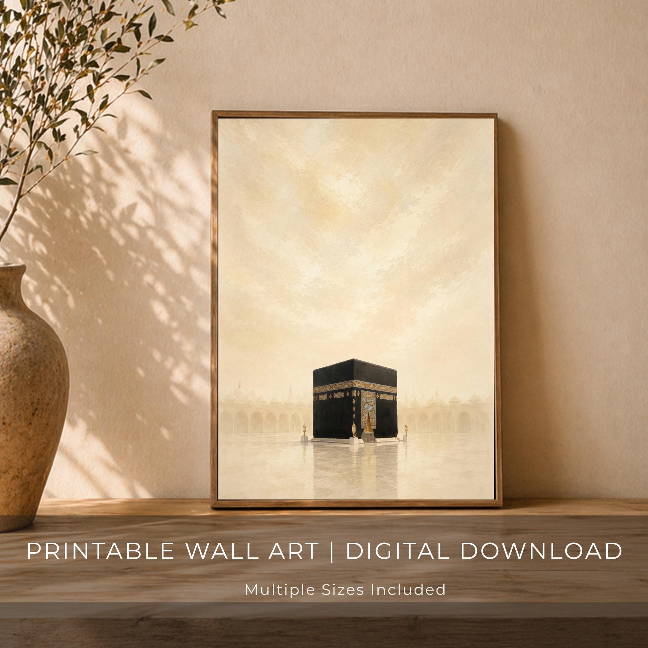 The Kaaba in Soft Golden Light