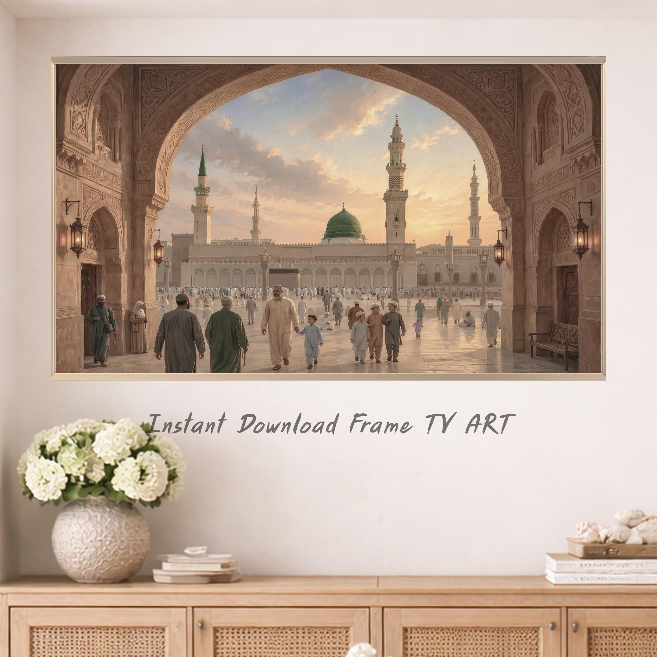 Islamic Medina TV Art , Masjid Inspired Art, Samsung The Frame (Digital Download) — image 4