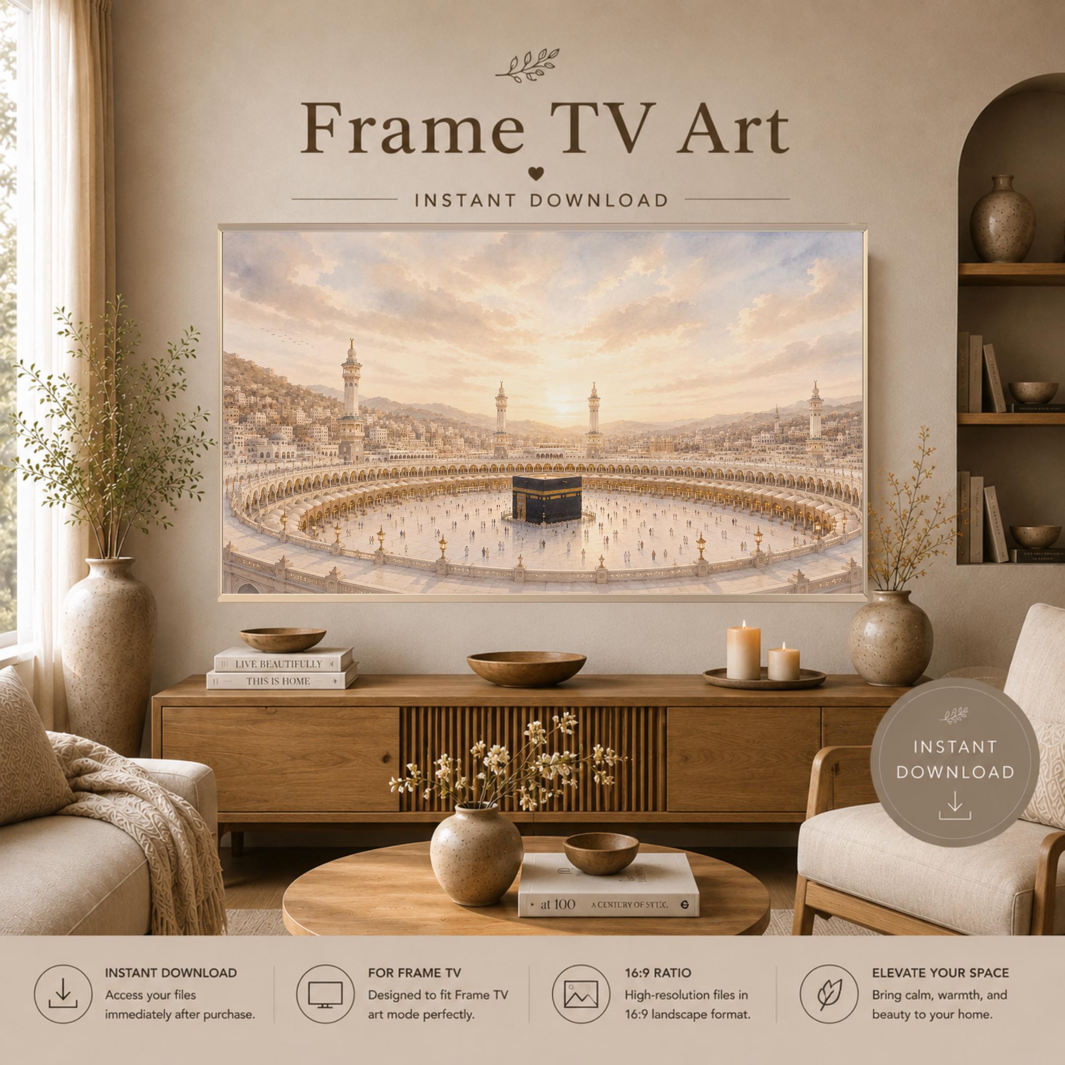 Kaaba TV Art | Islamic Mecca Inspired Art | Samsung The Frame 4K Digital Download — image 2