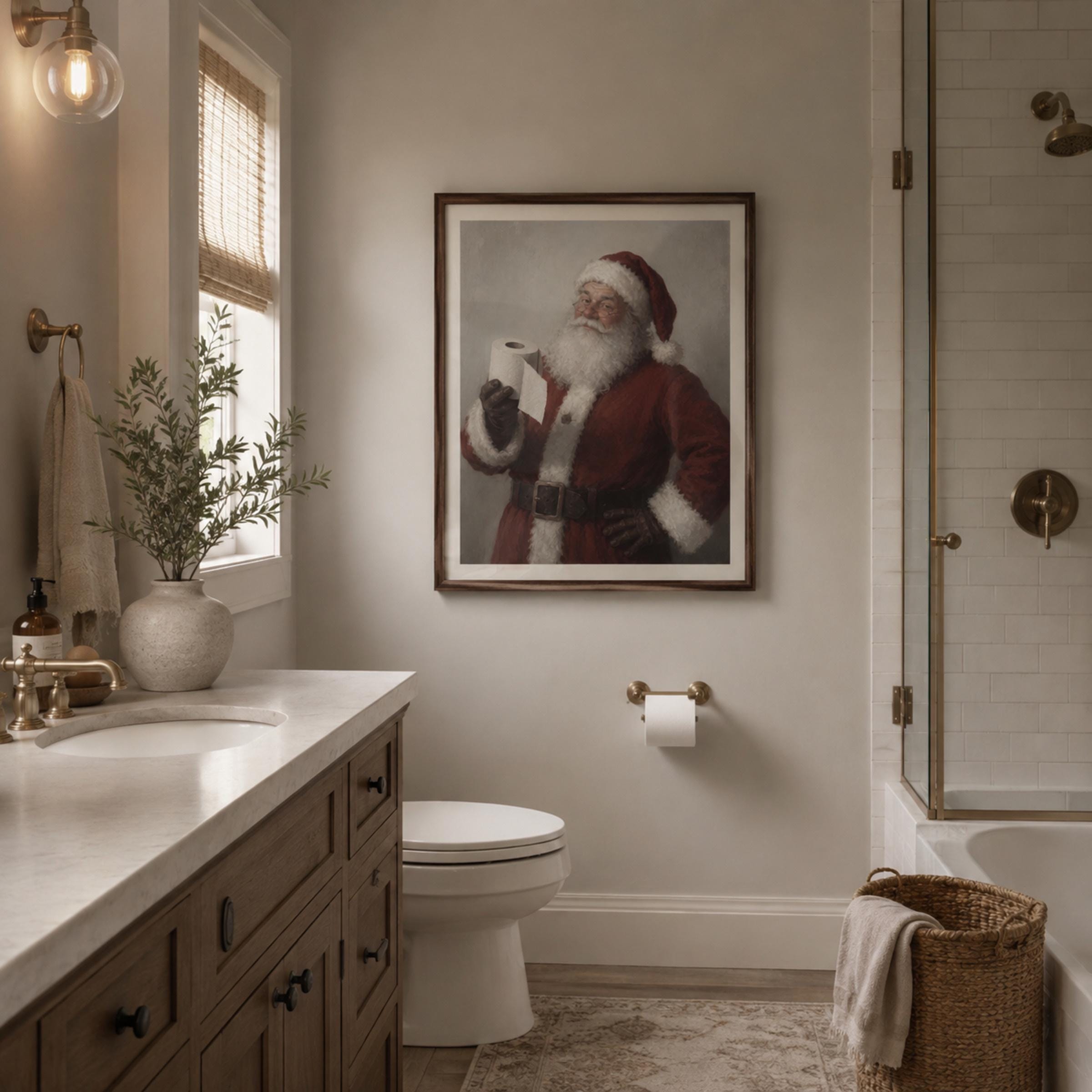 Santa’s Holiday Bathroom Joke — image 4