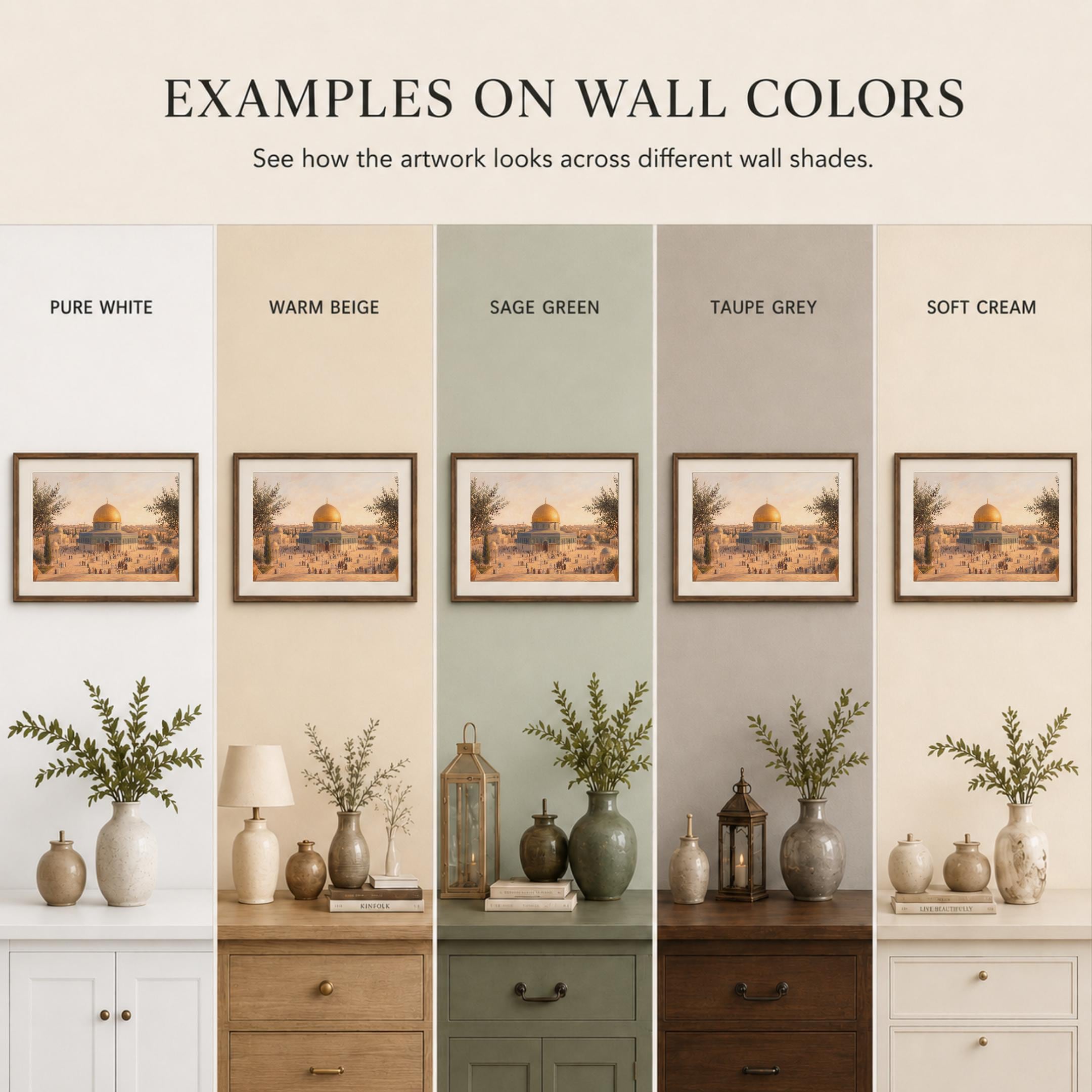 Dome of the Rock Jerusalem Inspired, Islamic Wall Art, Digital Download Decor — image 7