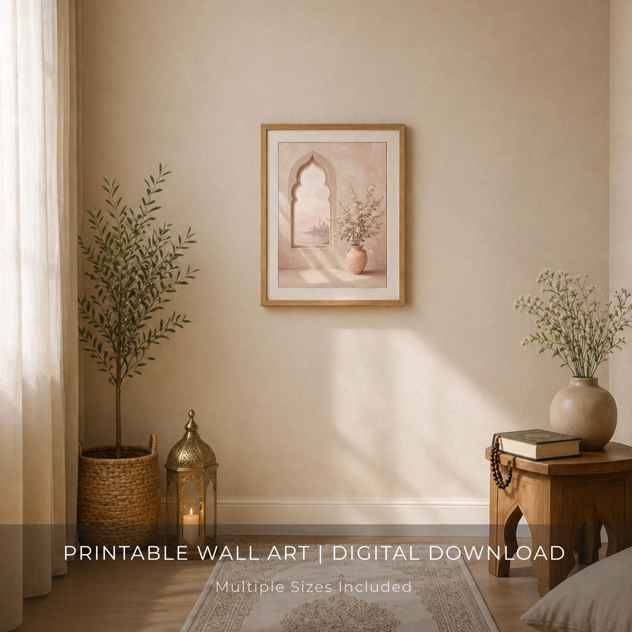 Flowers in the Light of an Arch Window — image 4