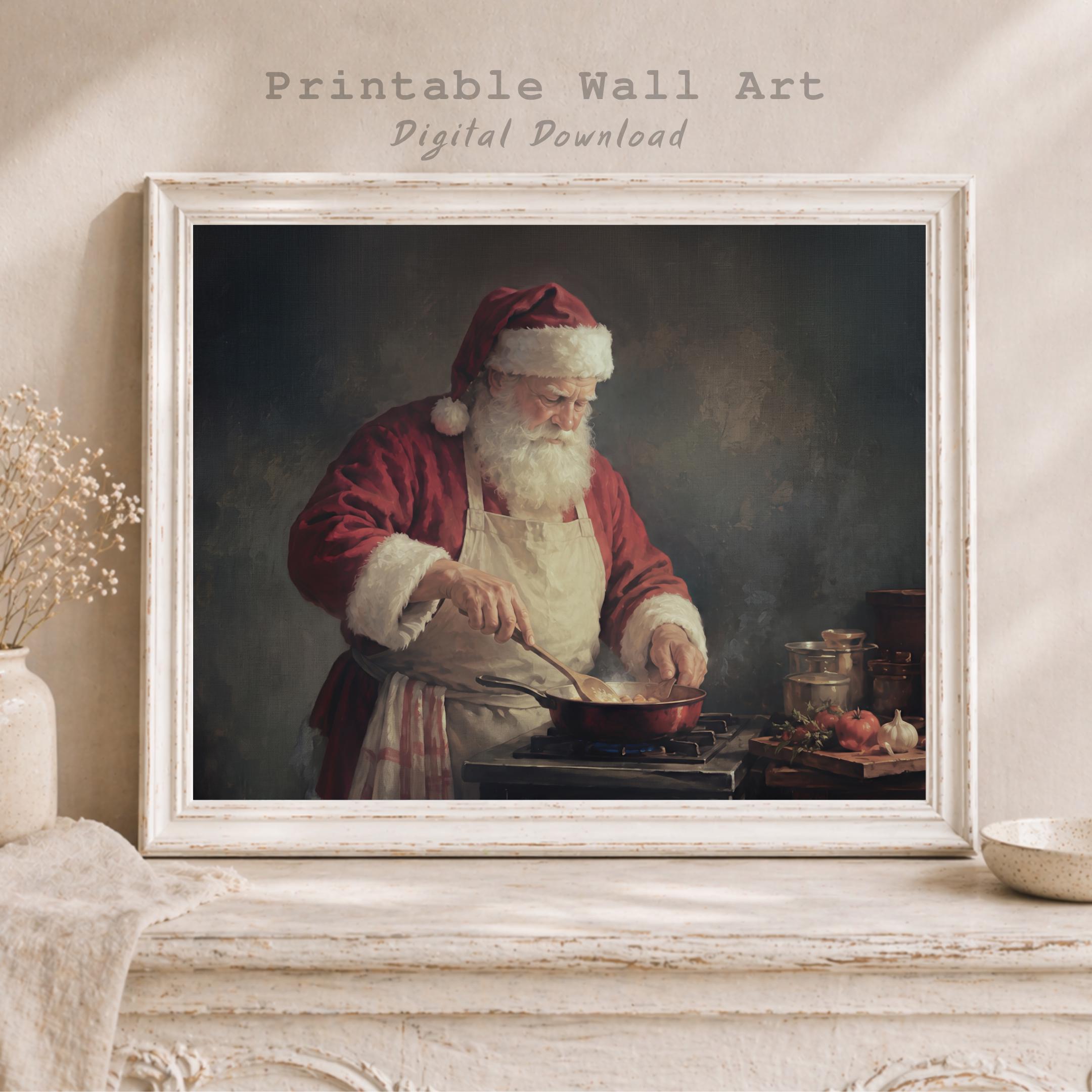Santa at the Christmas Stove — image 4