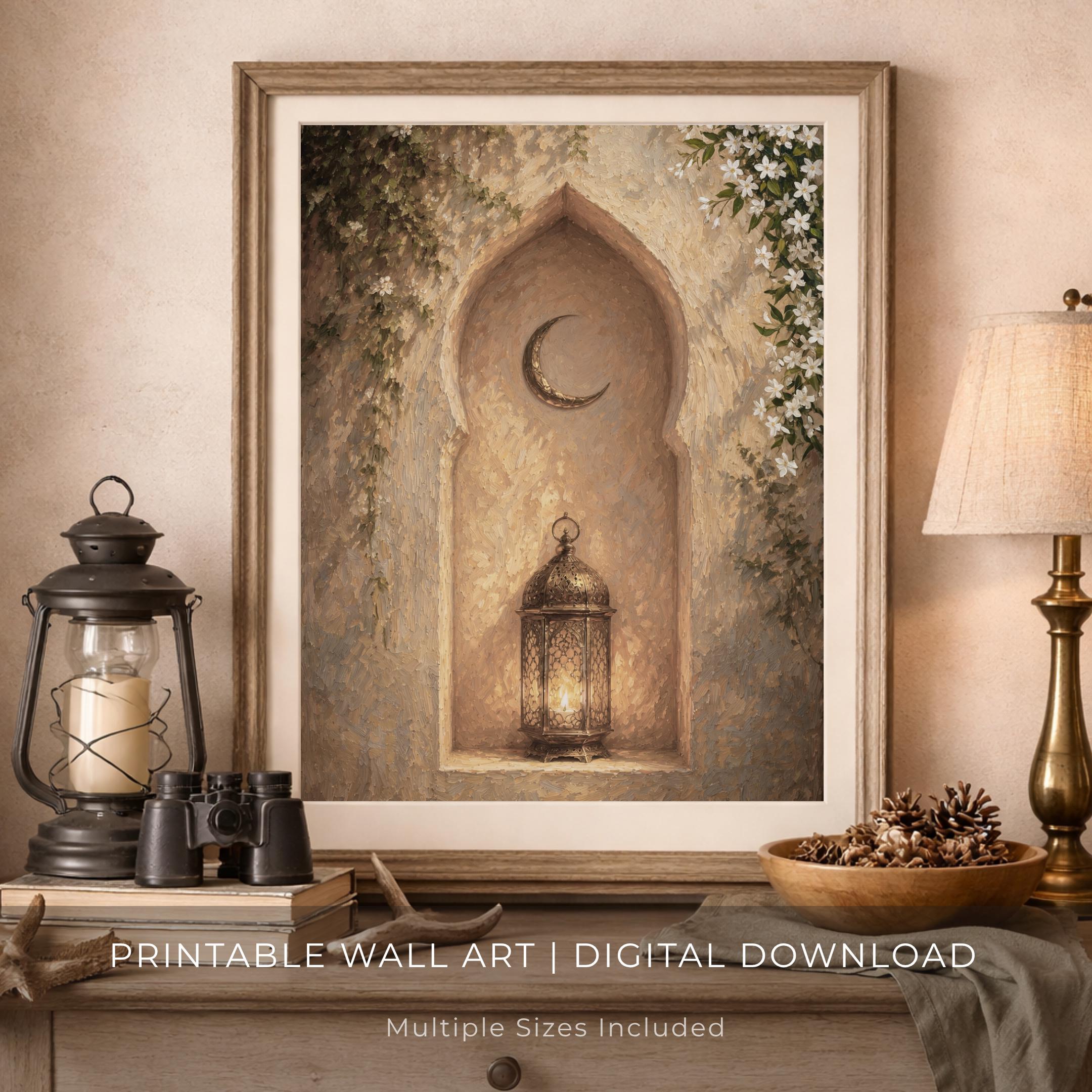 Crescent & Lantern in a Quiet Niche — image 6