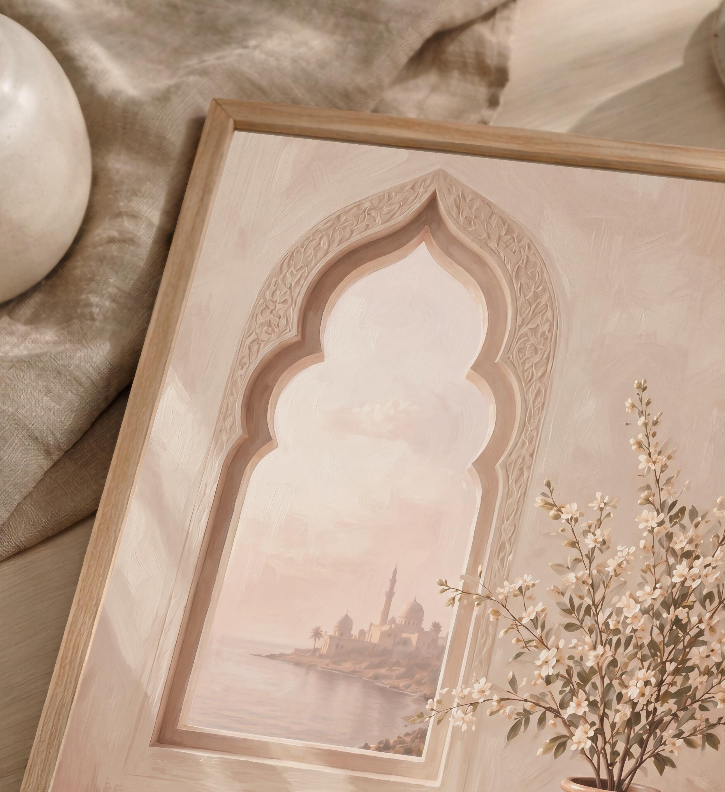 Flowers in the Light of an Arch Window — image 5