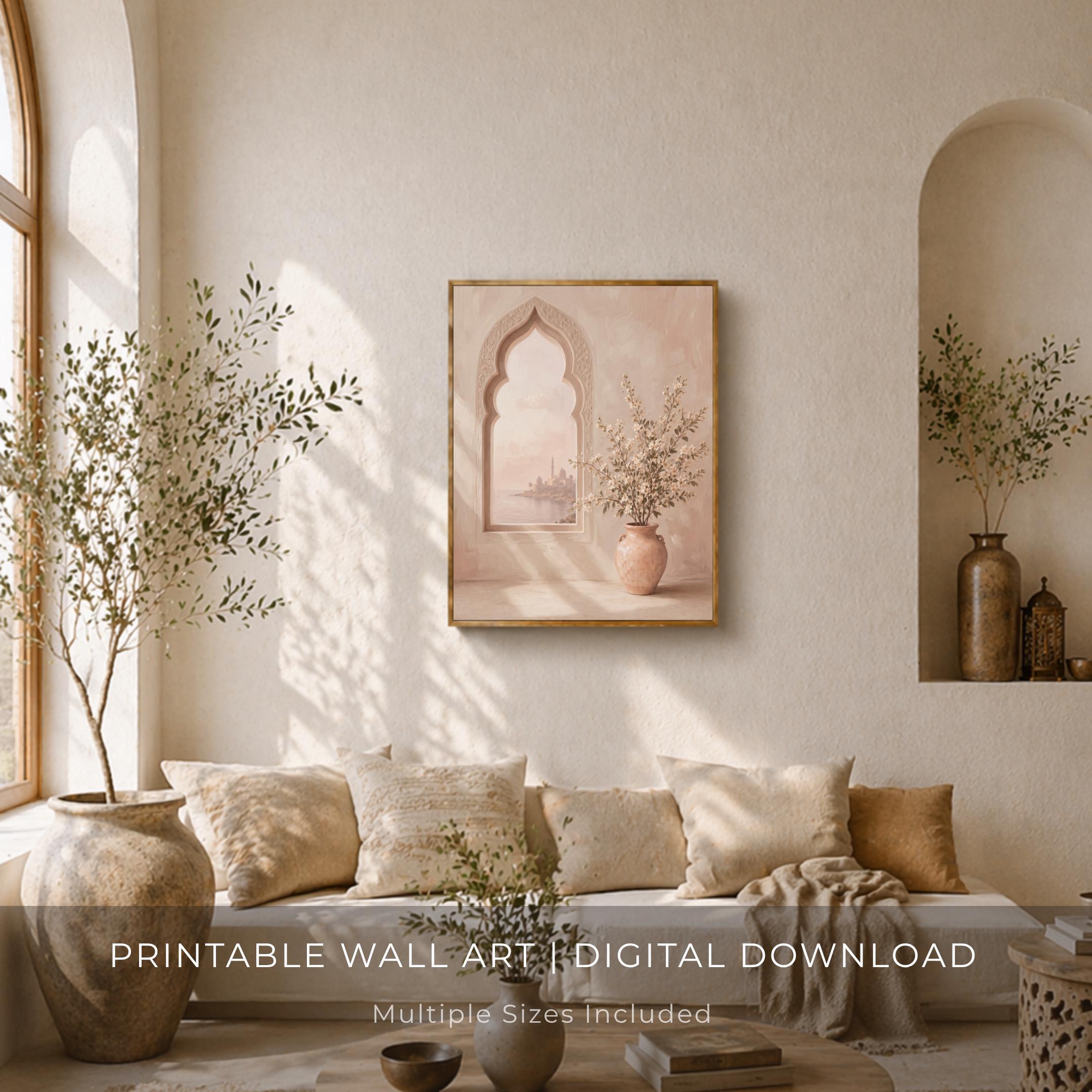 Flowers in the Light of an Arch Window — image 3