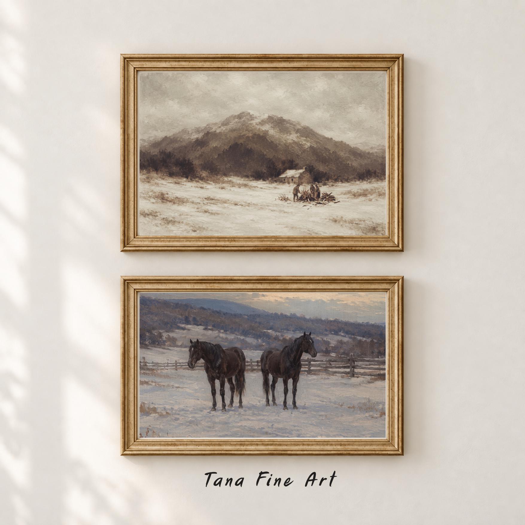 Quiet Winter Countryside — Set of 9 — image 3