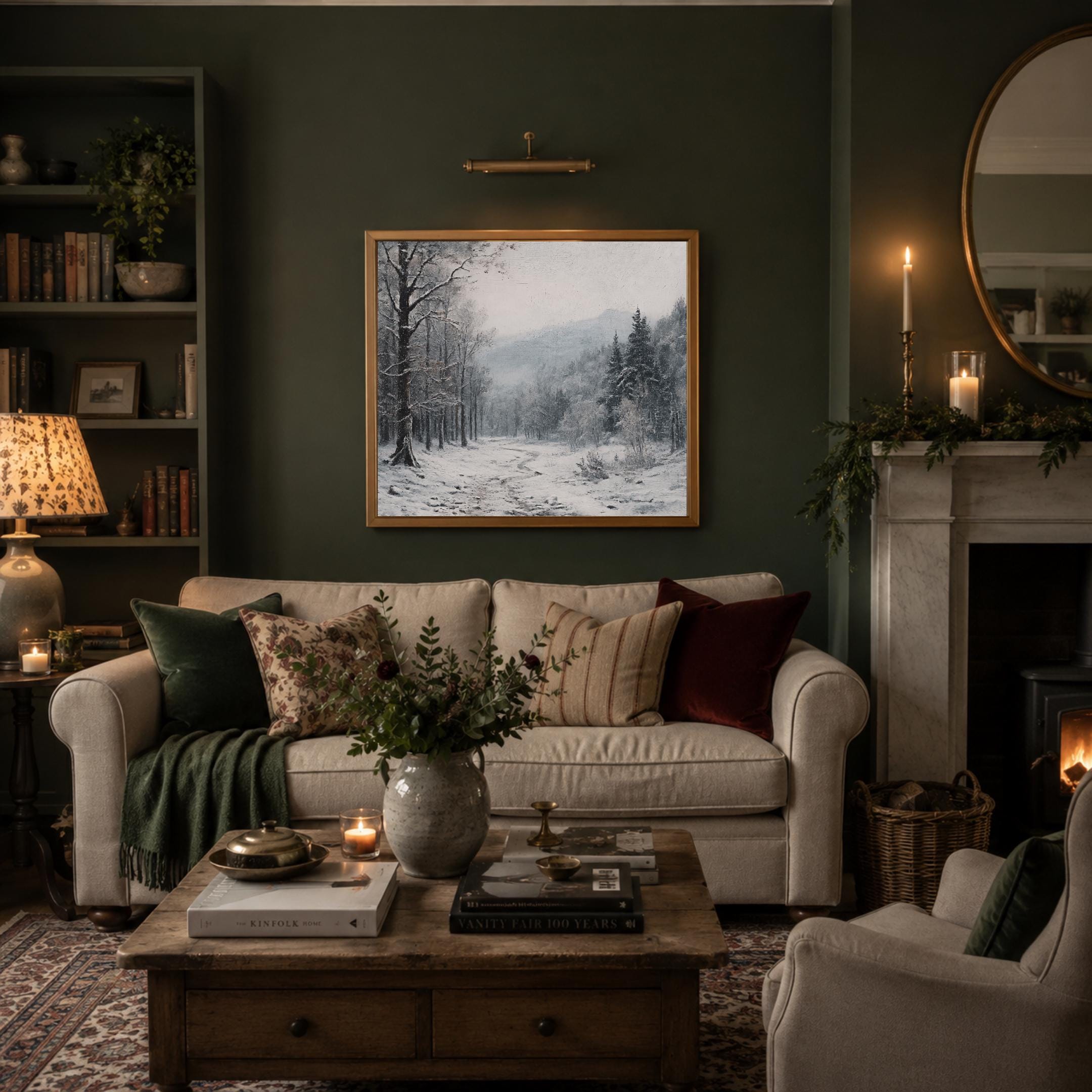 Quiet Path through the Snowy Woodland — image 8