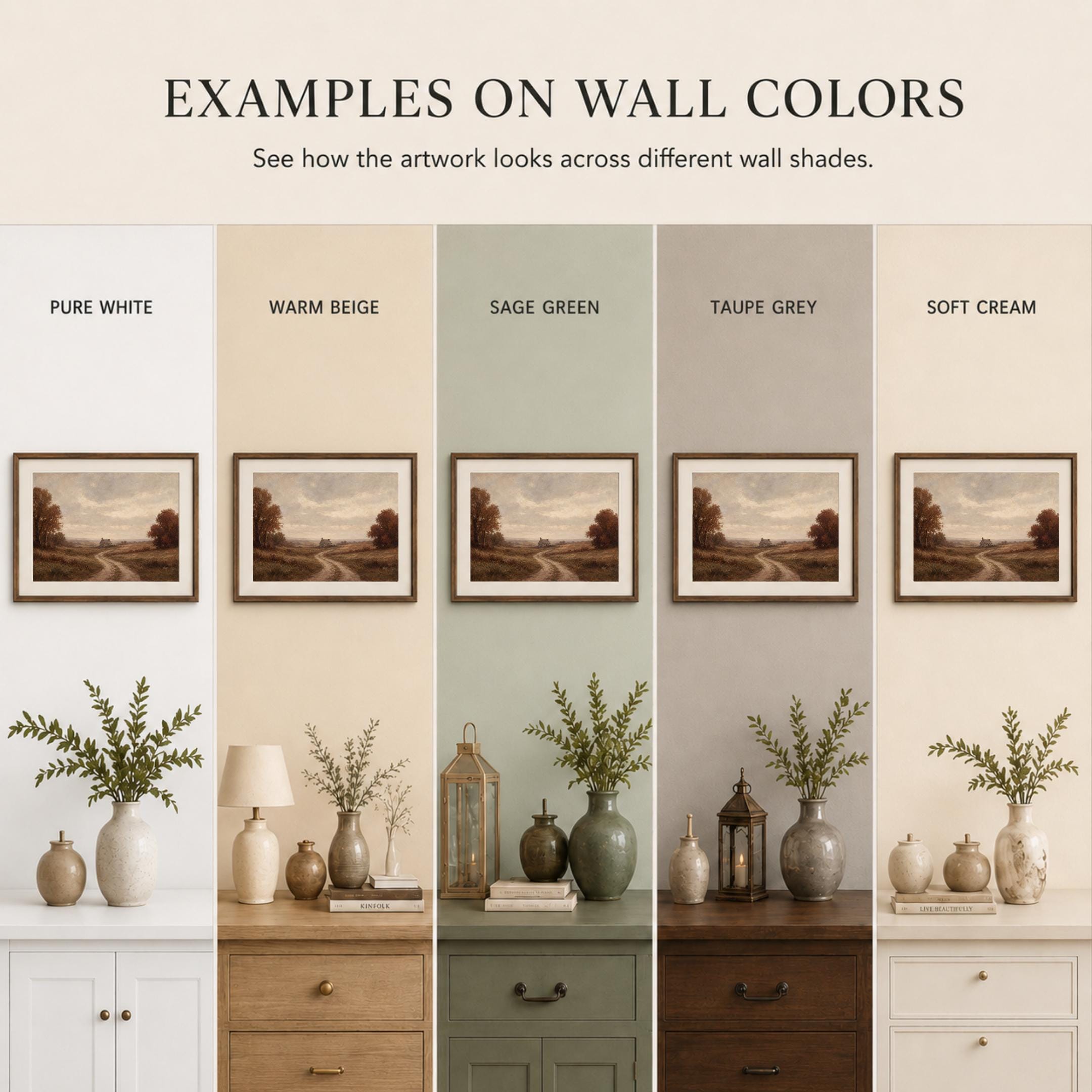 Fall Landscape Wall Art | Rustic Country Road Print | Autumn Printable Digital Download — image 8