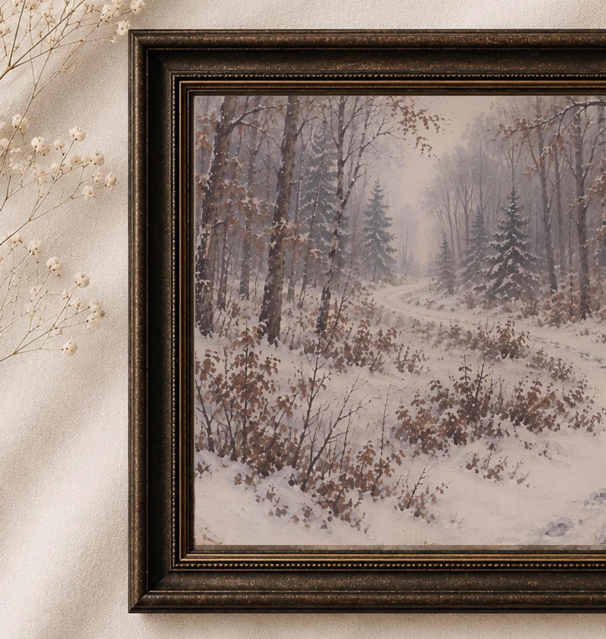 Footprints through the Winter Woods — image 2