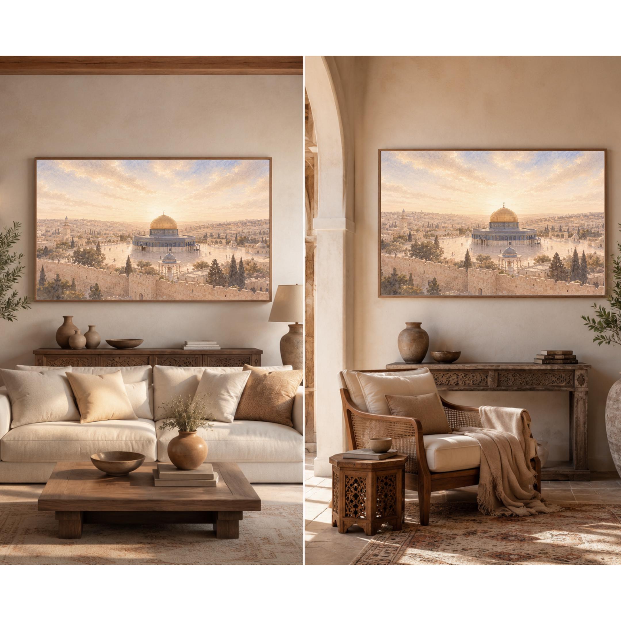 Dome of the Rock Frame TV Art | Islamic Jerusalem Inspired | Samsung TV 4K Digital Download — image 7