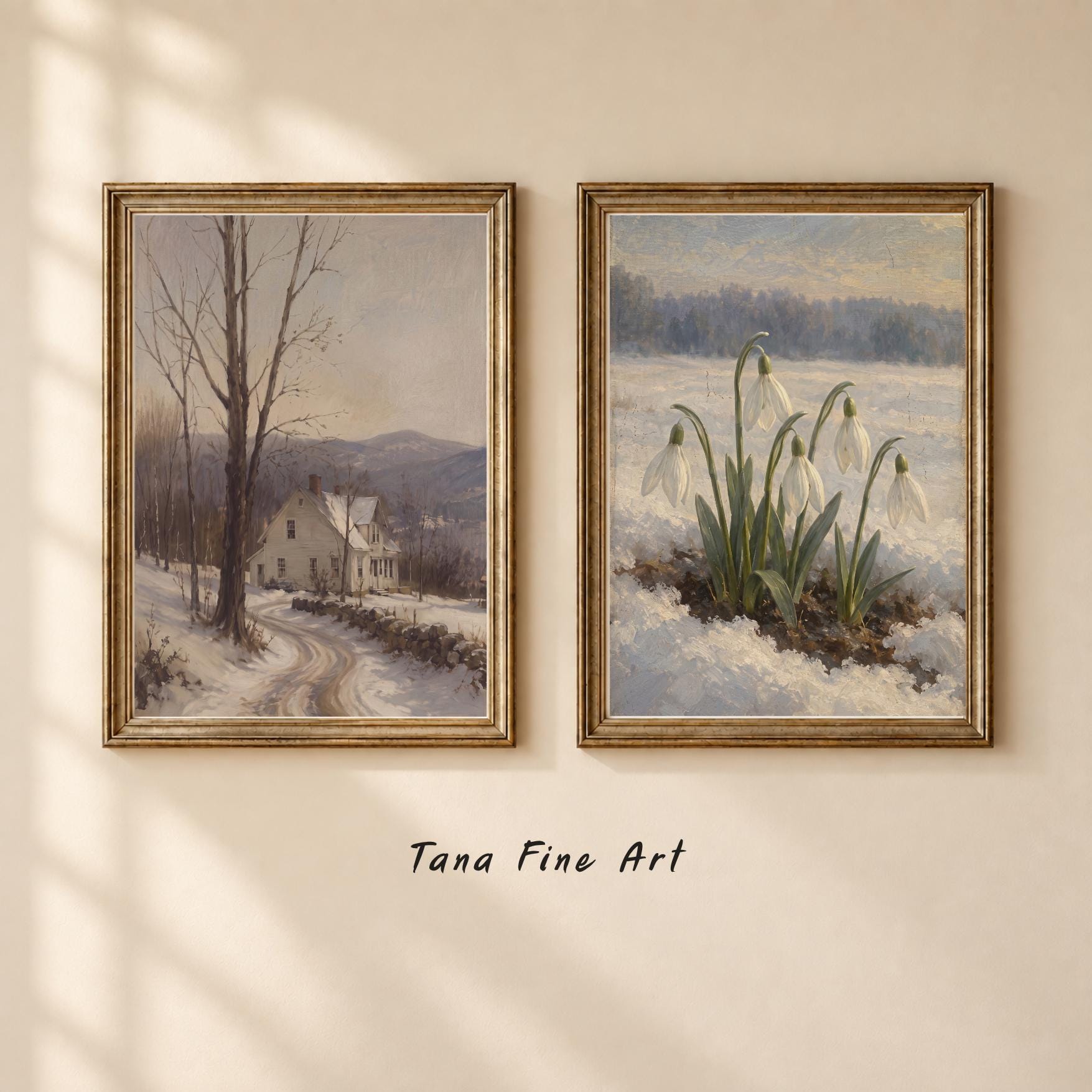 Quiet Winter Countryside — Set of 9 — image 6