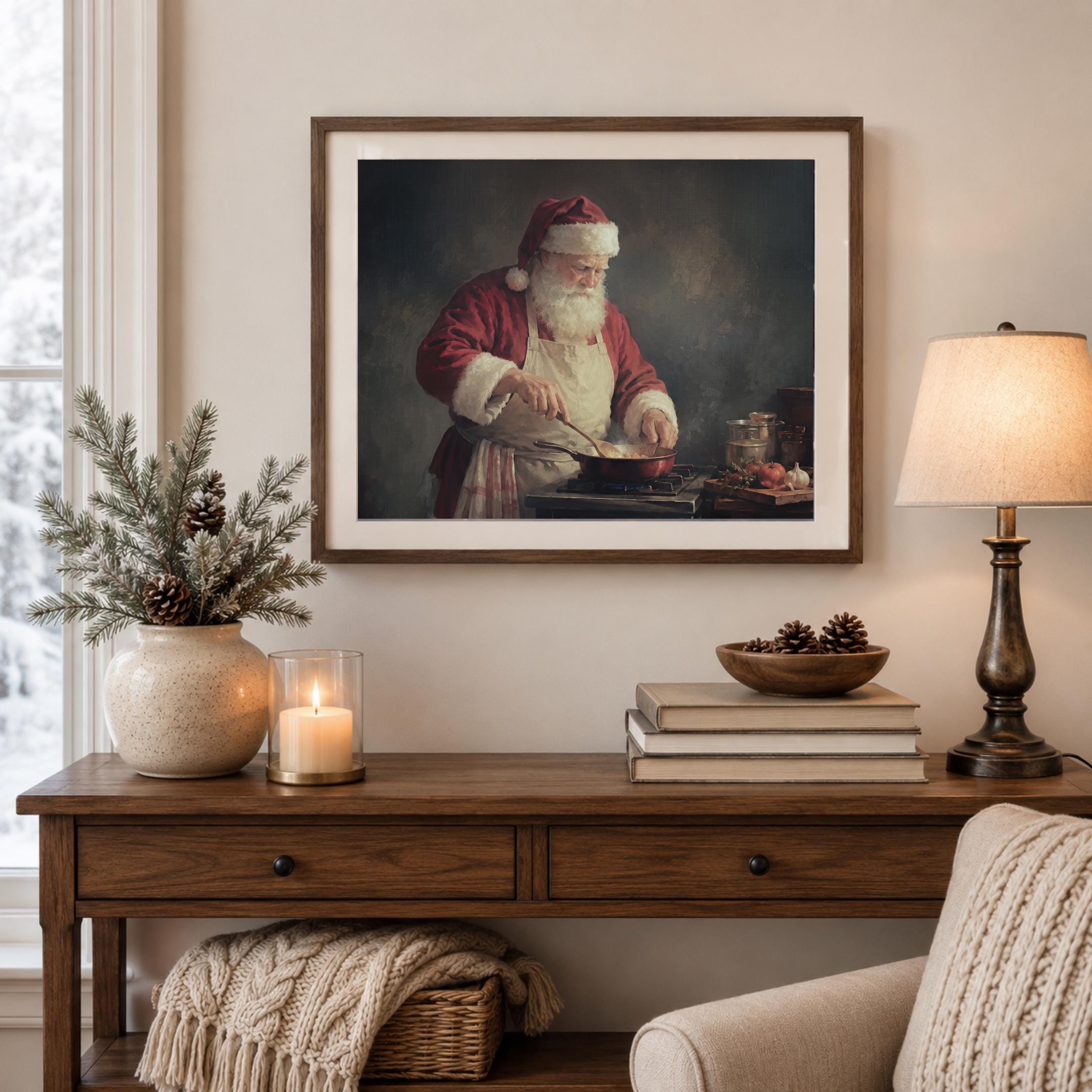 Santa at the Christmas Stove — image 6