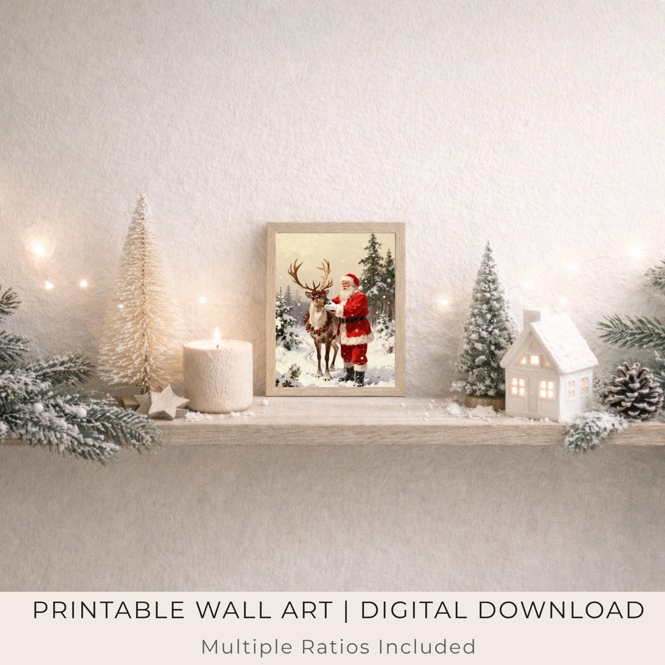 Santa’s Woodland Reindeer Greeting — image 4