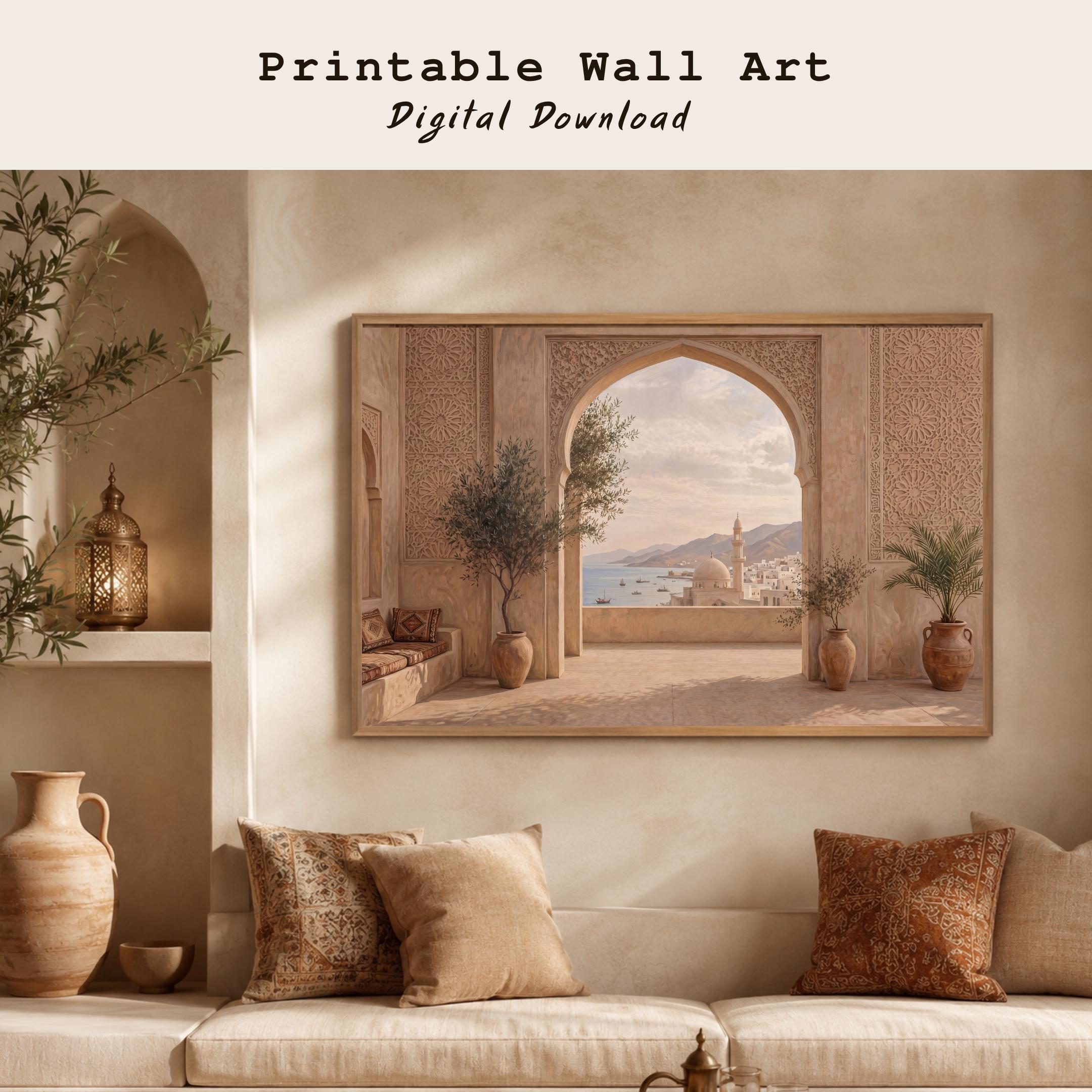 Coastal Mosque beyond the Moroccan Arch — image 3