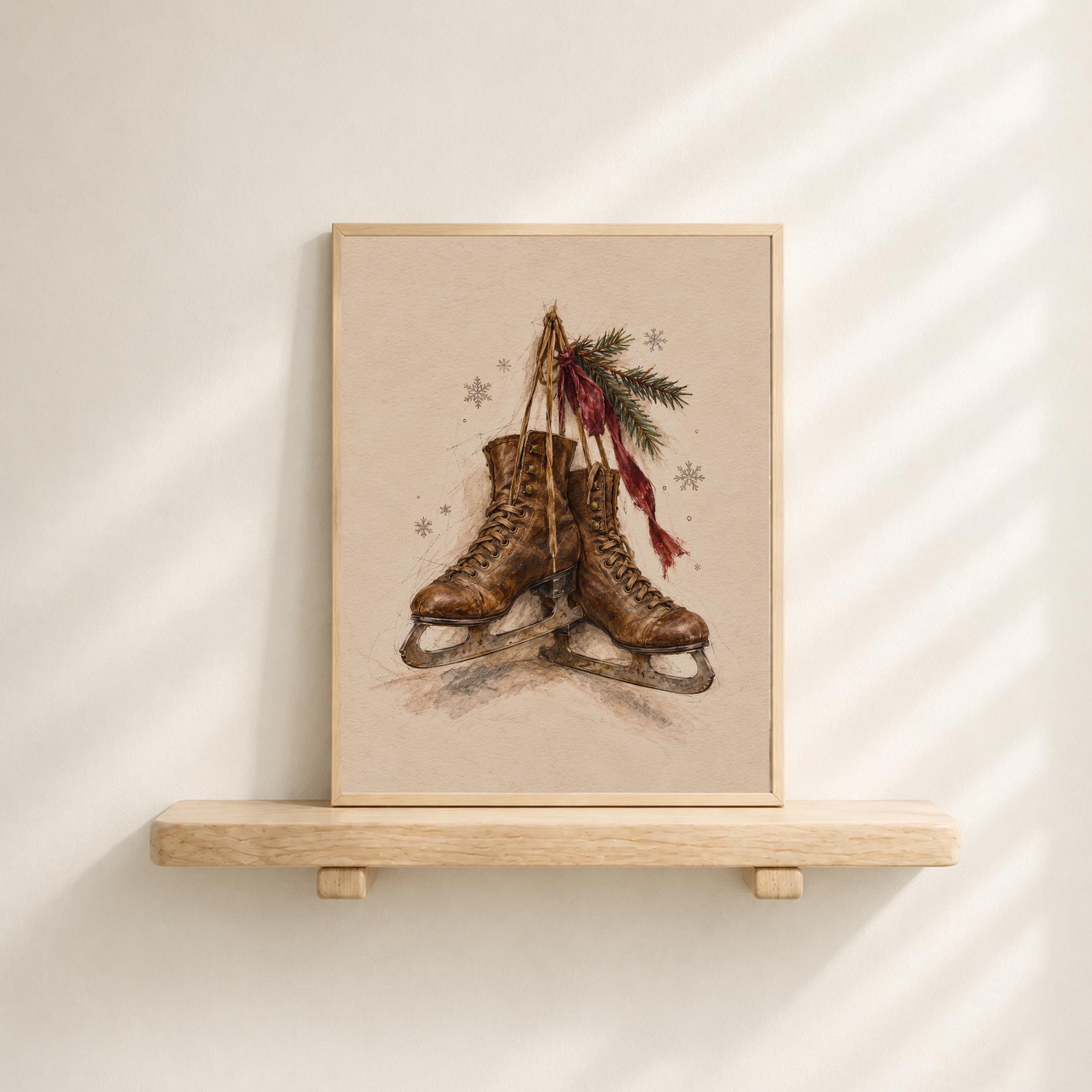 Winter Skates & Red Ribbon — image 8