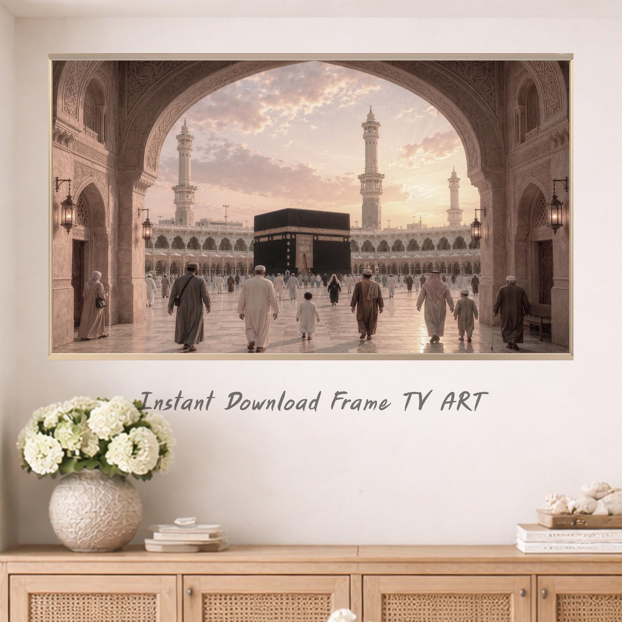 Kaaba TV Art, Mecca Islamic Inspired, Muslim Home Art, Samsung The Frame (Digital Download) — image 4