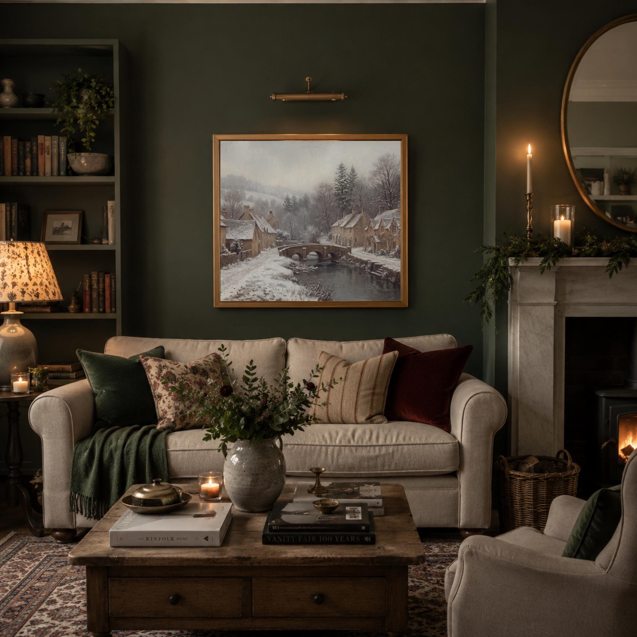 Winter Bridge & Cotswold-Inspired Cottages — image 6