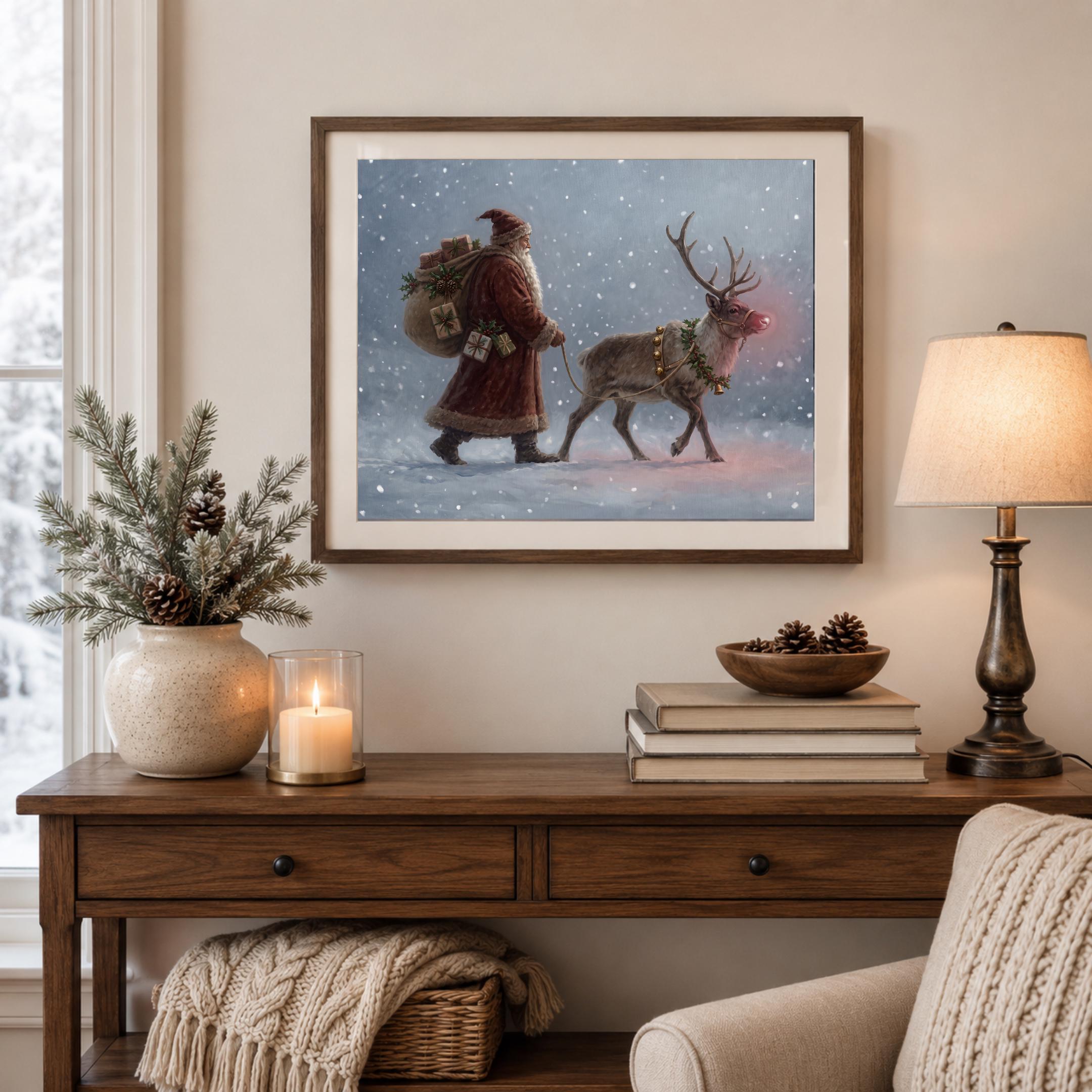Santa & the Festive Reindeer on Their Way — image 4