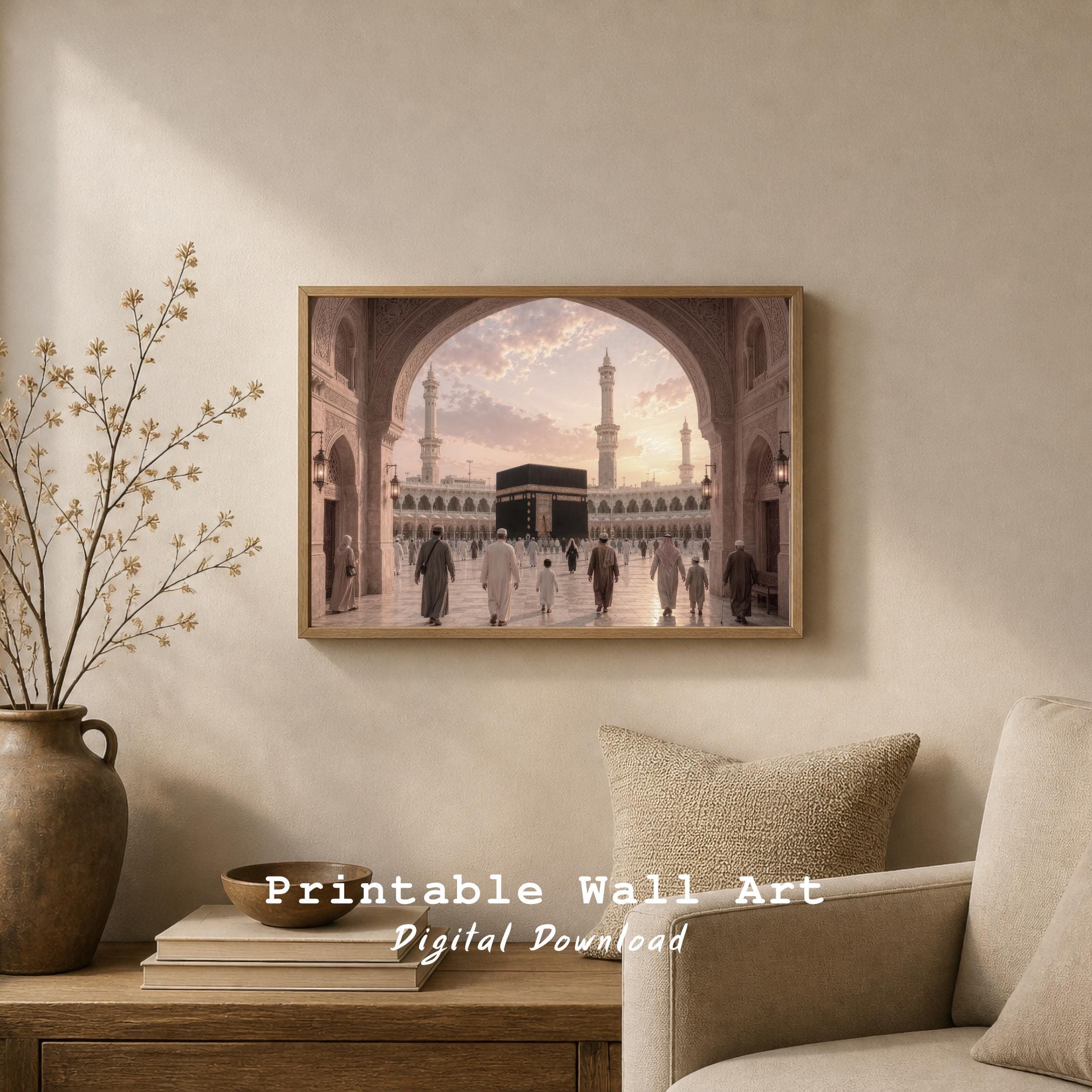 Pilgrims beneath the Mosque Arch — image 7
