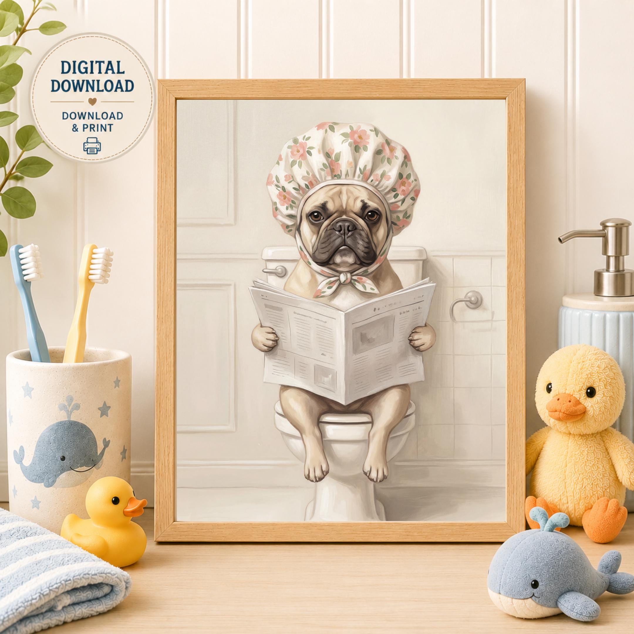 Bathroom Animal Antics — Set of 20 — image 8