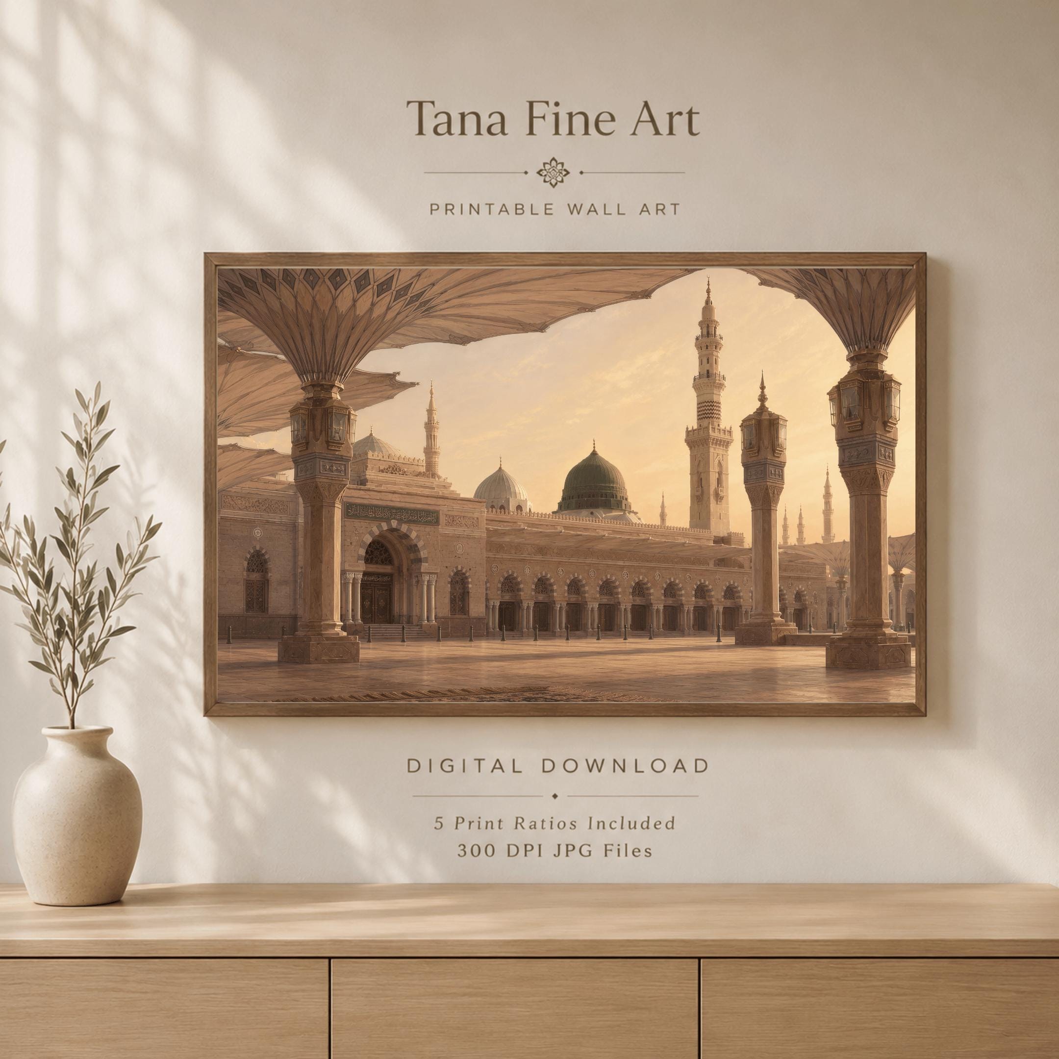 Medina-Inspired Courtyard in Golden Light — image 2