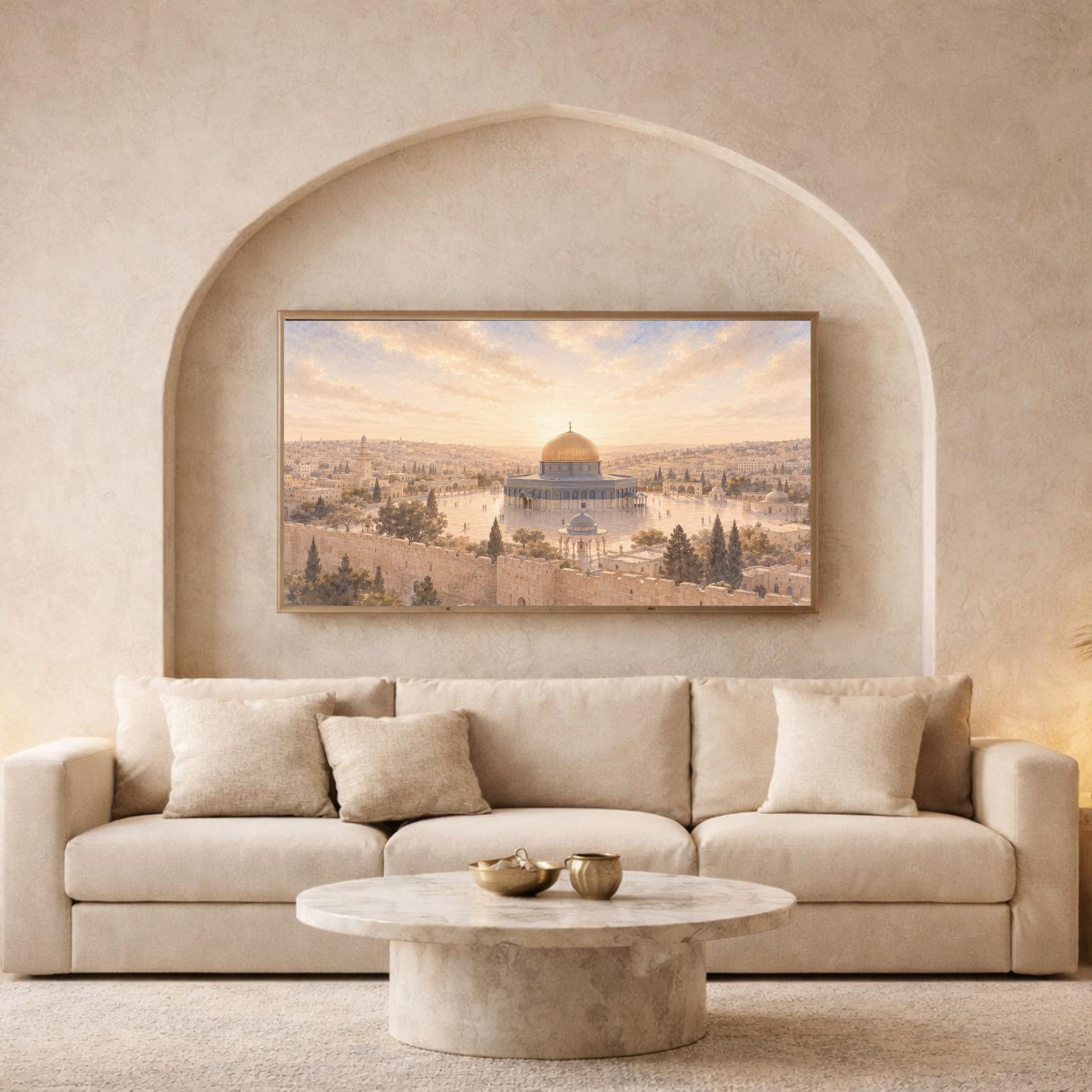 Islamic Frame TV Art Set of 3 | Kaaba Medina Al-Aqsa | Samsung The Frame | Digital Download — image 4