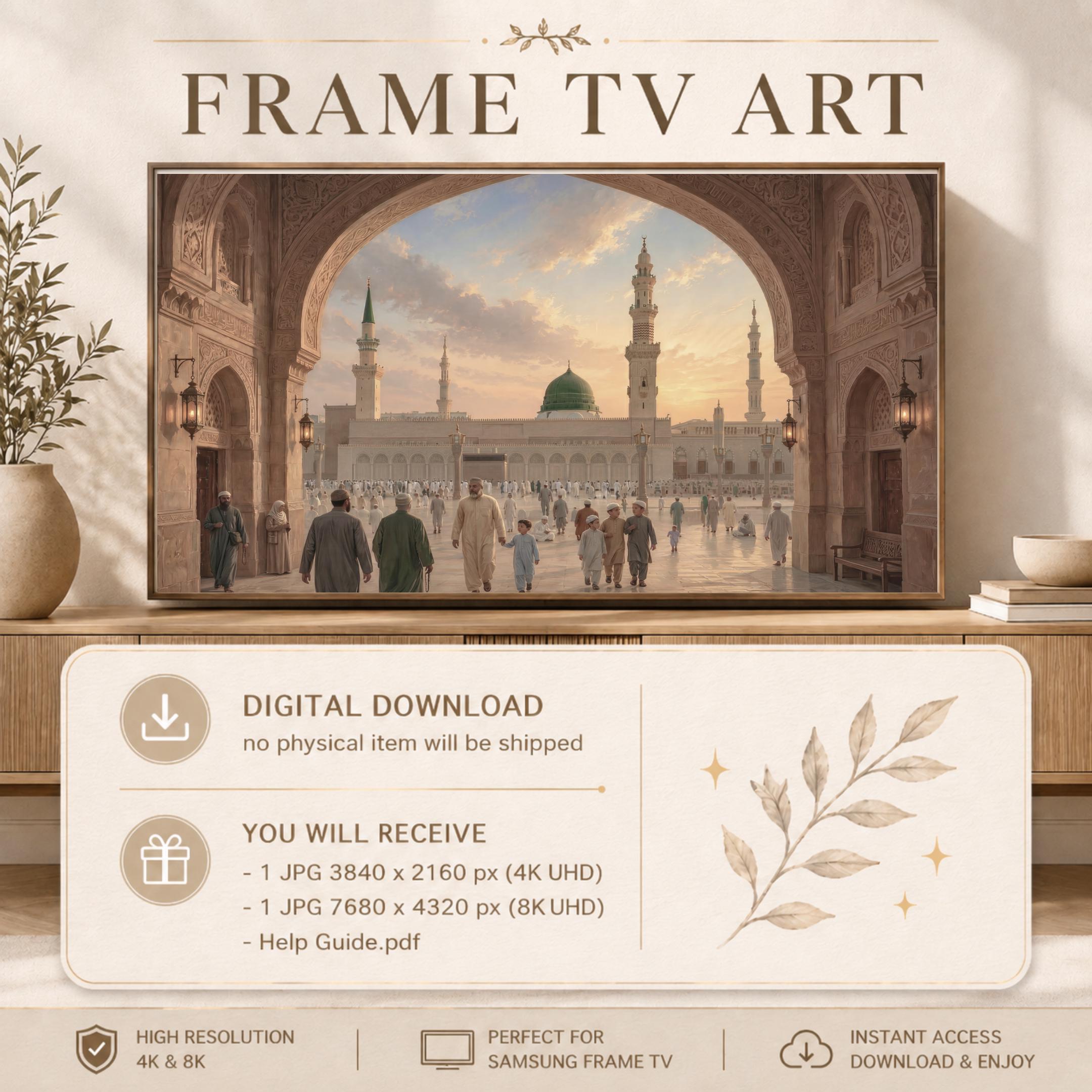 Islamic Medina TV Art , Masjid Inspired Art, Samsung The Frame (Digital Download) — image 5