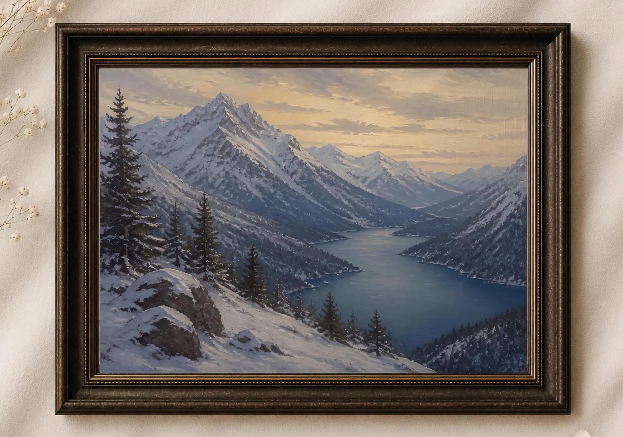 North Cascades-Inspired Lake at Golden Hour — image 2