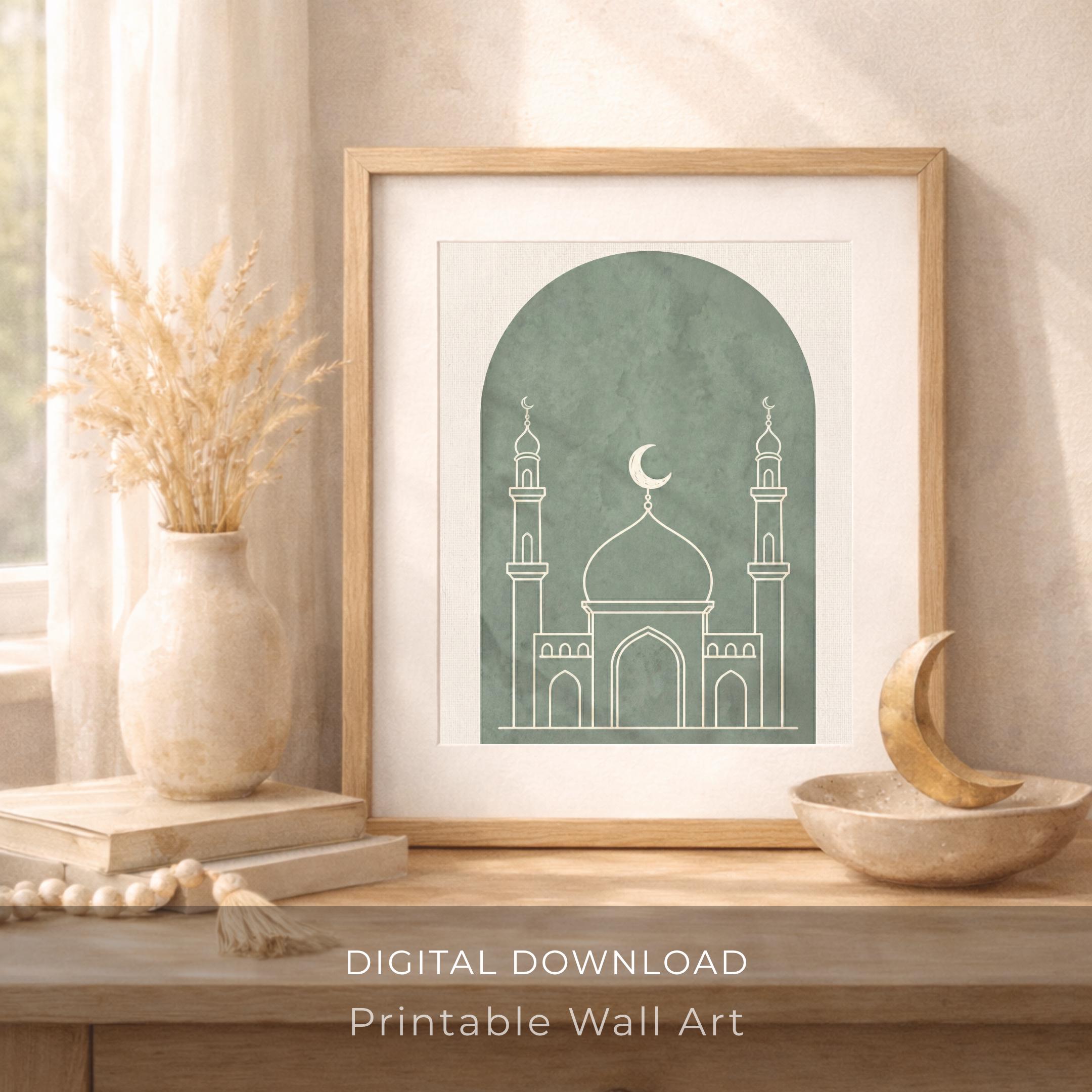 Minimal Mosque Lines within a Sage Arch