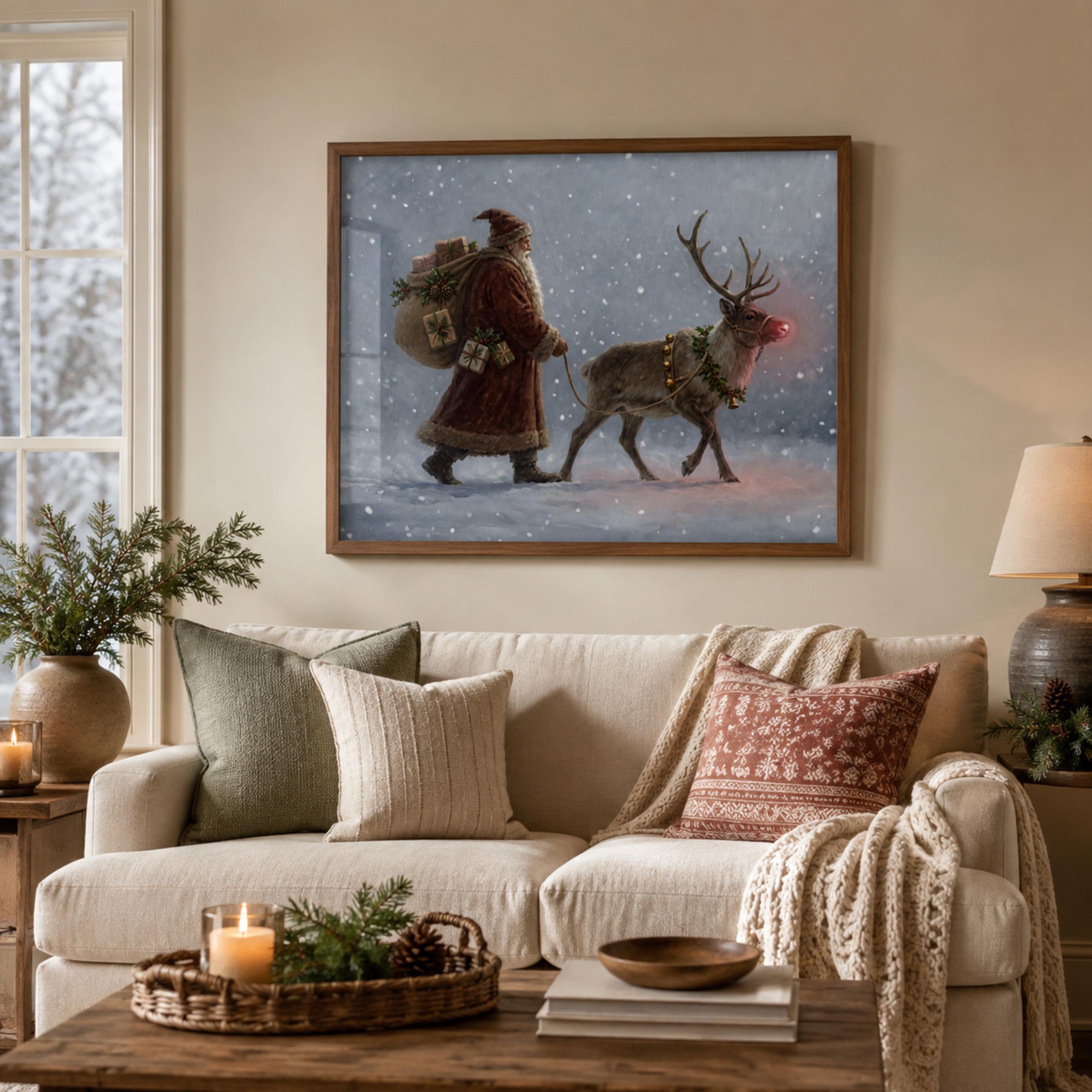 Santa & the Festive Reindeer on Their Way — image 3