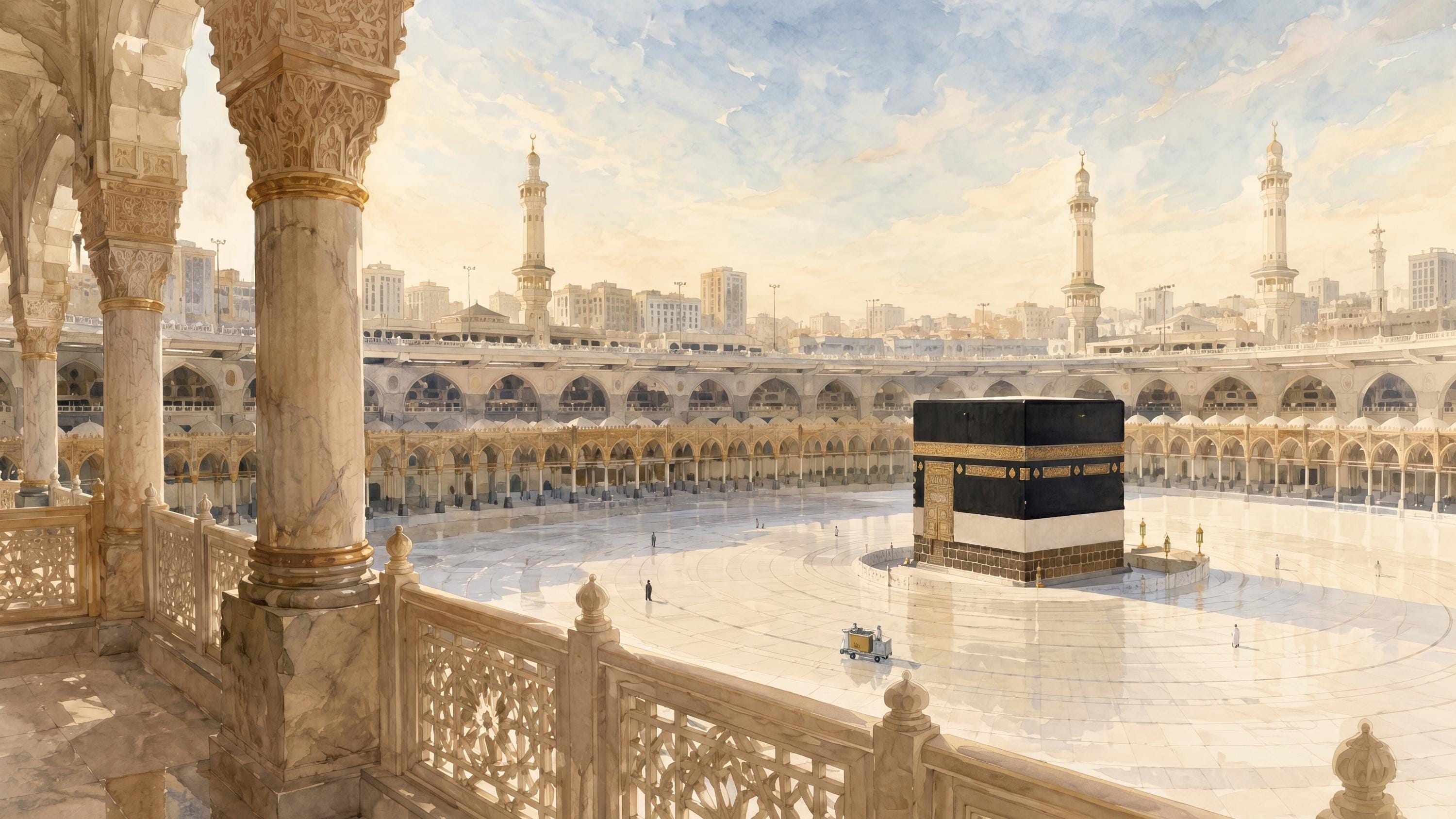 Islamic Frame TV Art Set of 3 | Watercolor Mosque Architecture | Samsung The Frame Digital Download — image 8