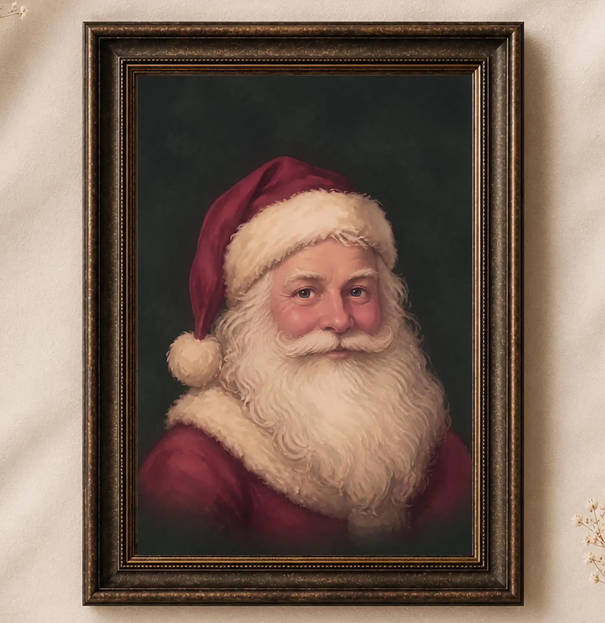 Father Christmas against Deep Green — image 2