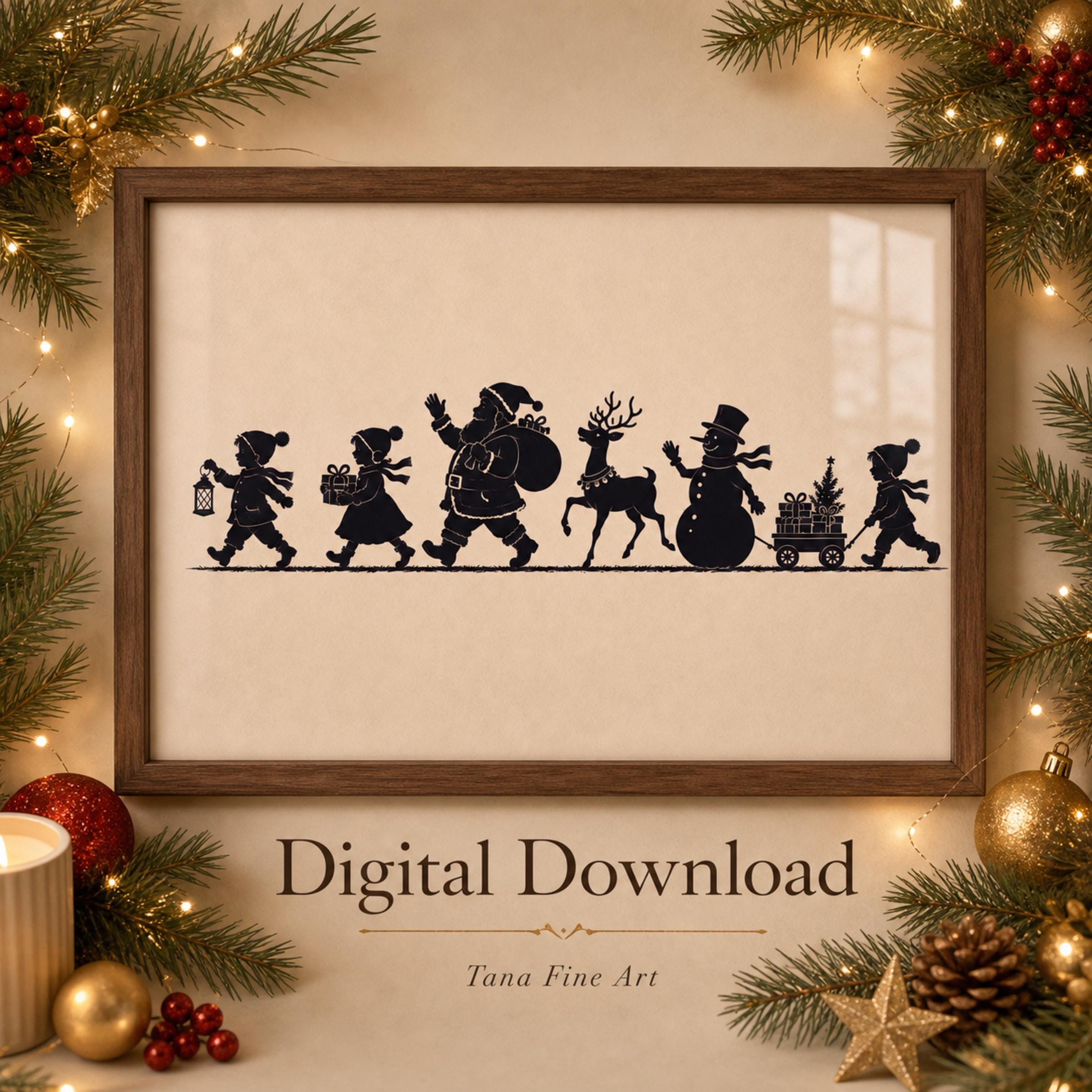 A Little Christmas Silhouette Parade — image 2