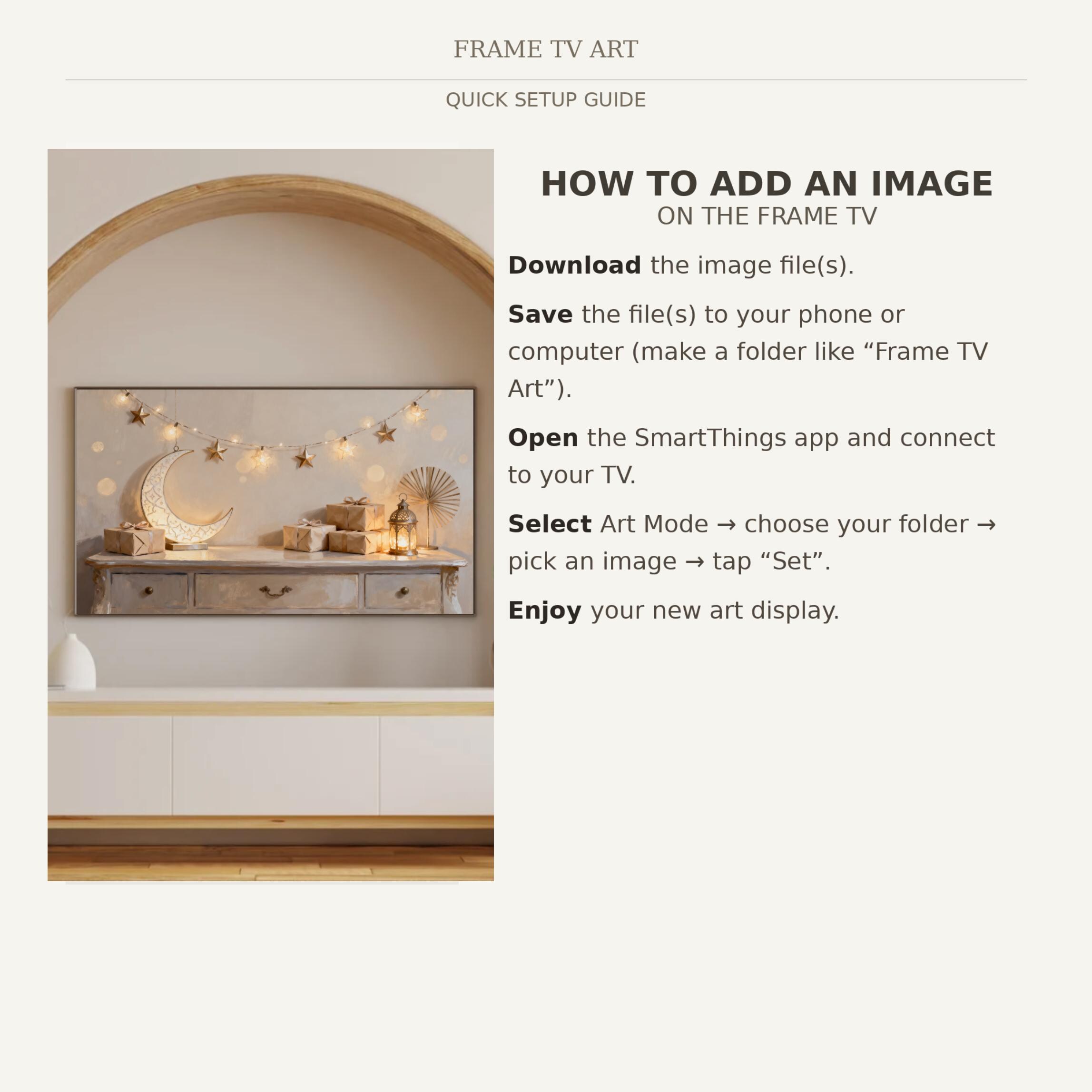 Ramadan Frame TV Art | Moon, Stars, Lantern (Digital Download) — image 7