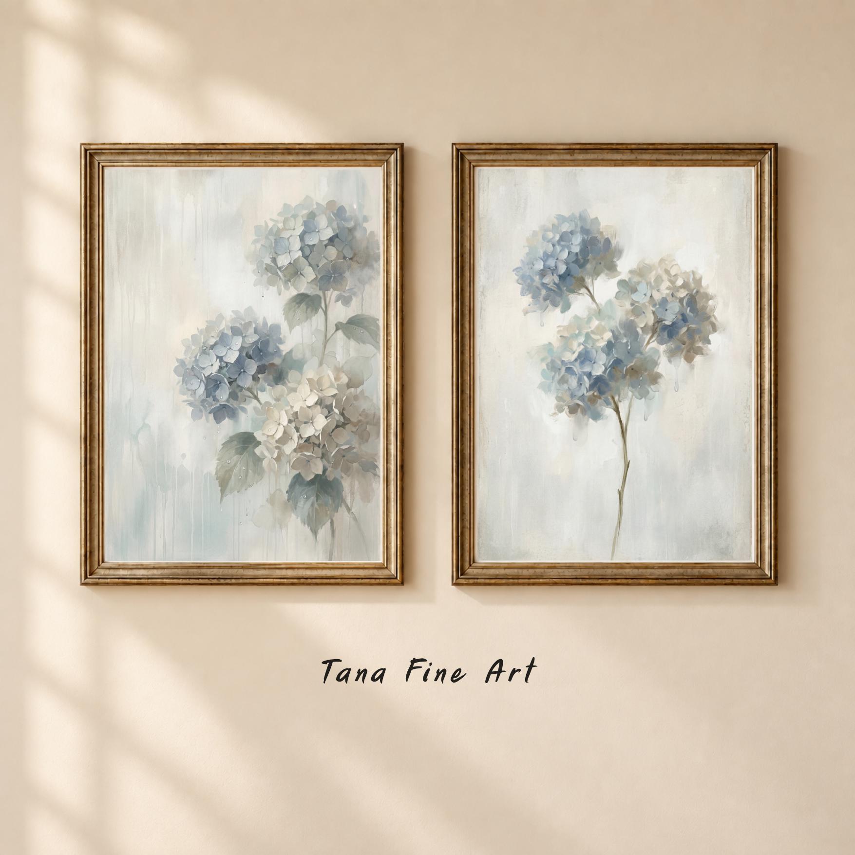 Rainy-Day Hydrangeas — Set of 5 — image 3