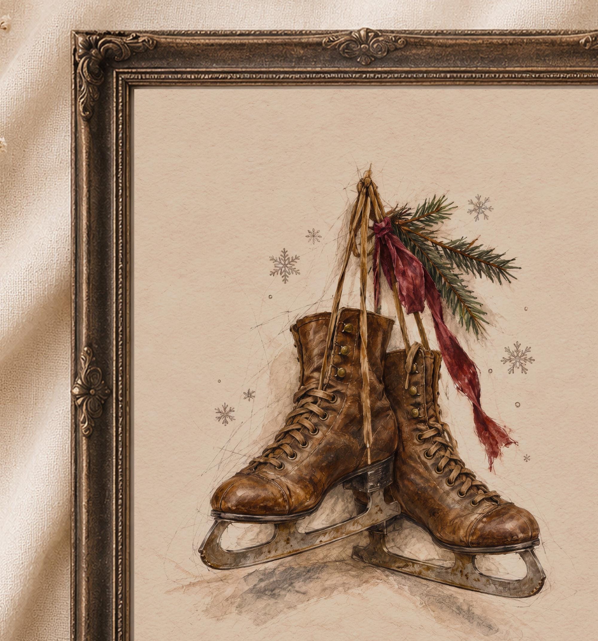 Winter Skates & Red Ribbon — image 2