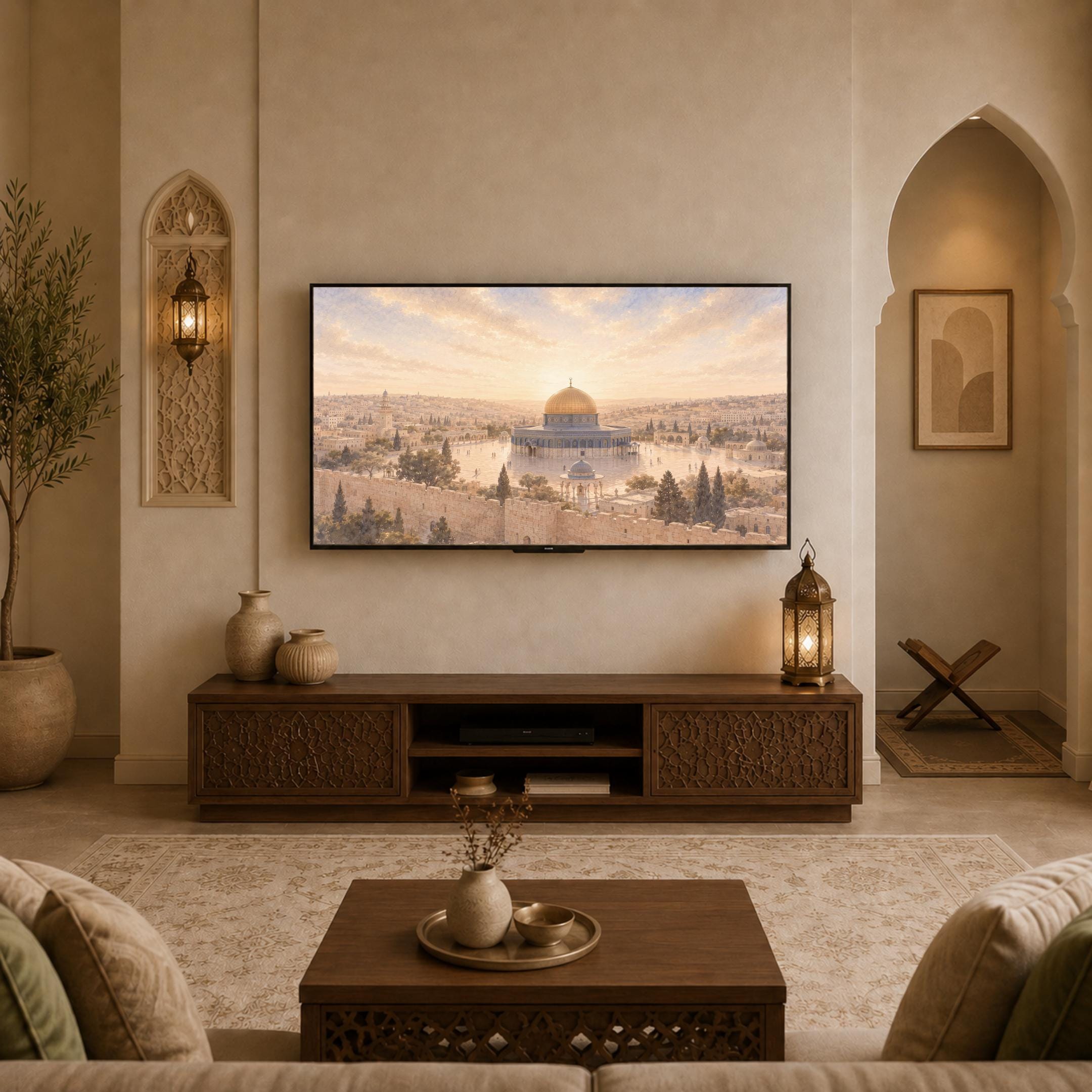 Dome of the Rock Frame TV Art | Islamic Jerusalem Inspired | Samsung TV 4K Digital Download — image 8