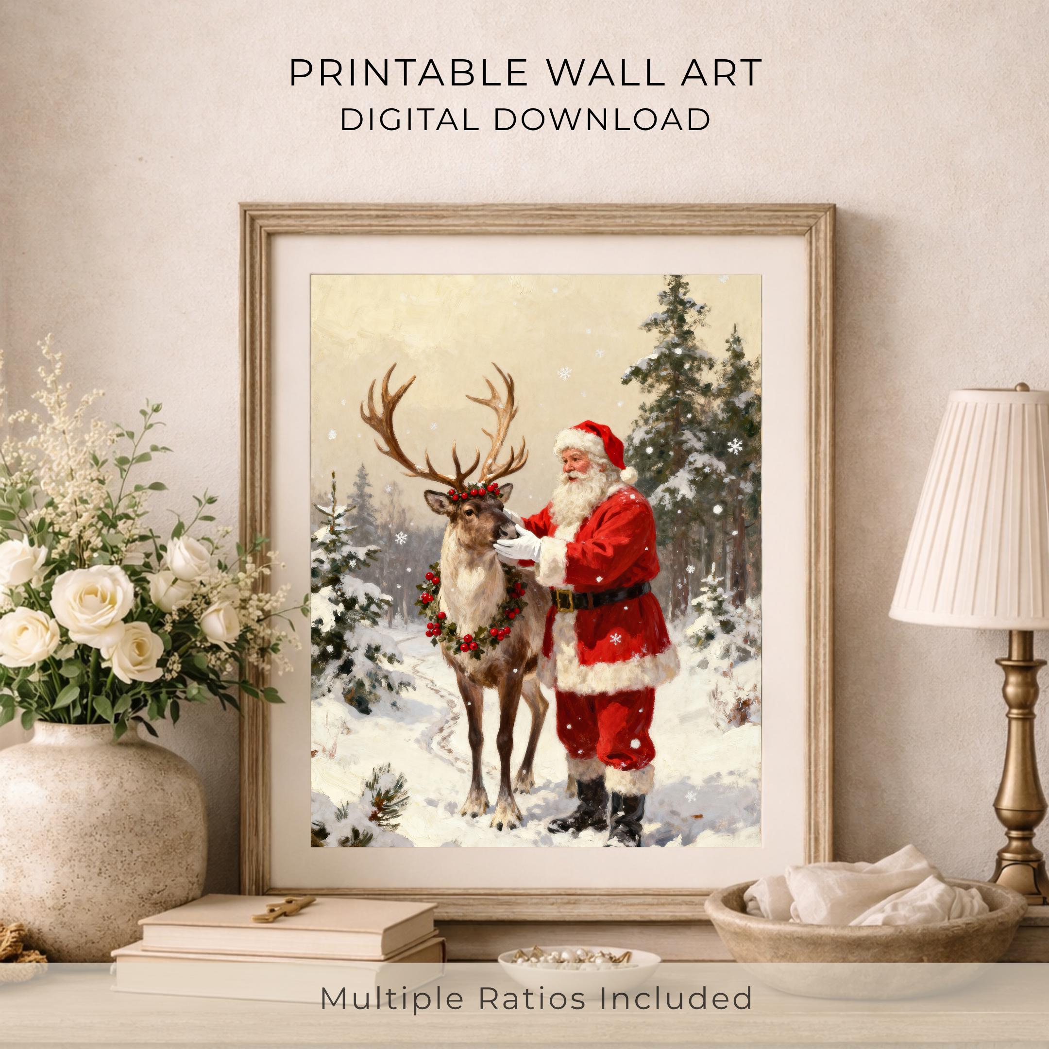 Santa’s Woodland Reindeer Greeting — image 5