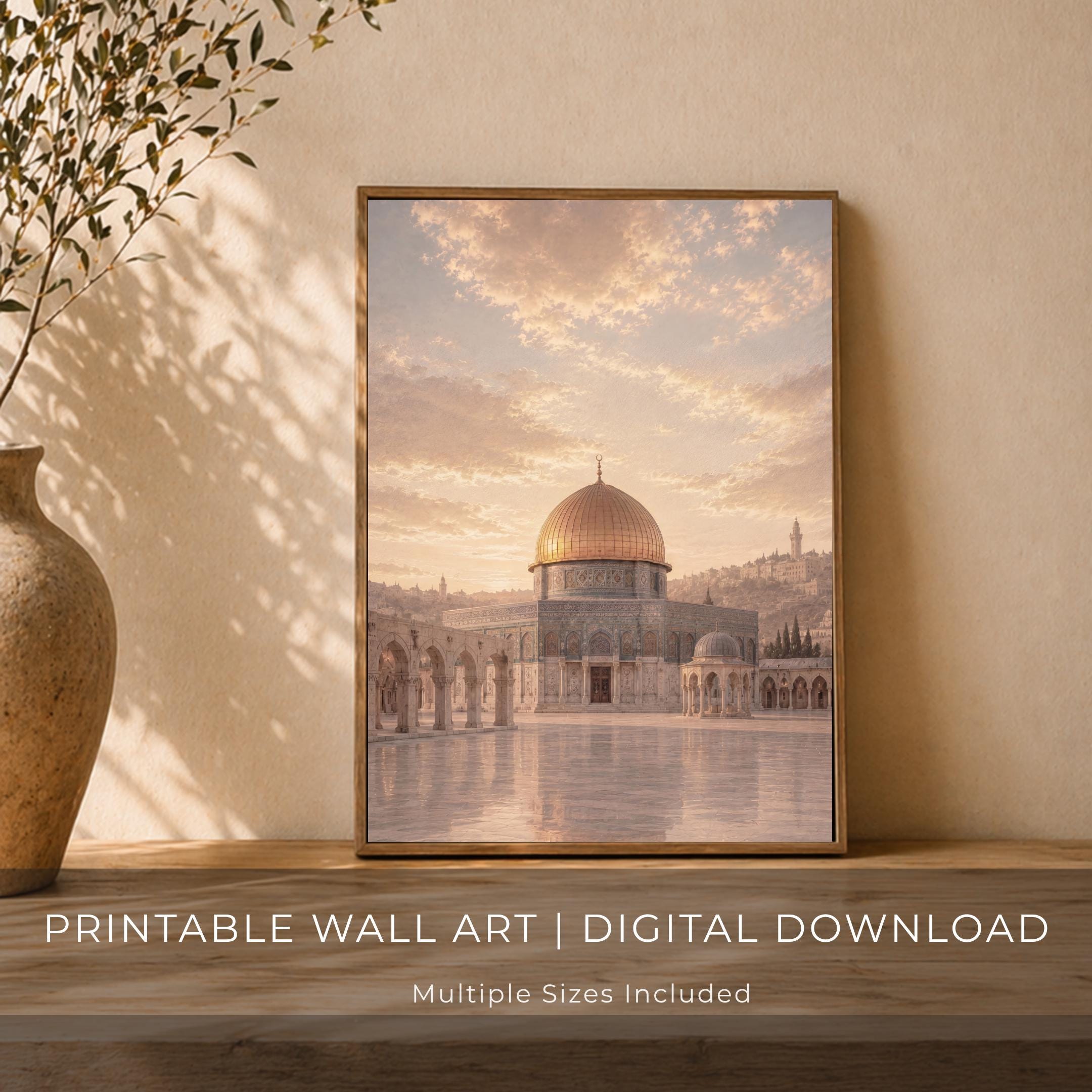 Golden Dome at Sunset — Jerusalem-Inspired Art — image 5