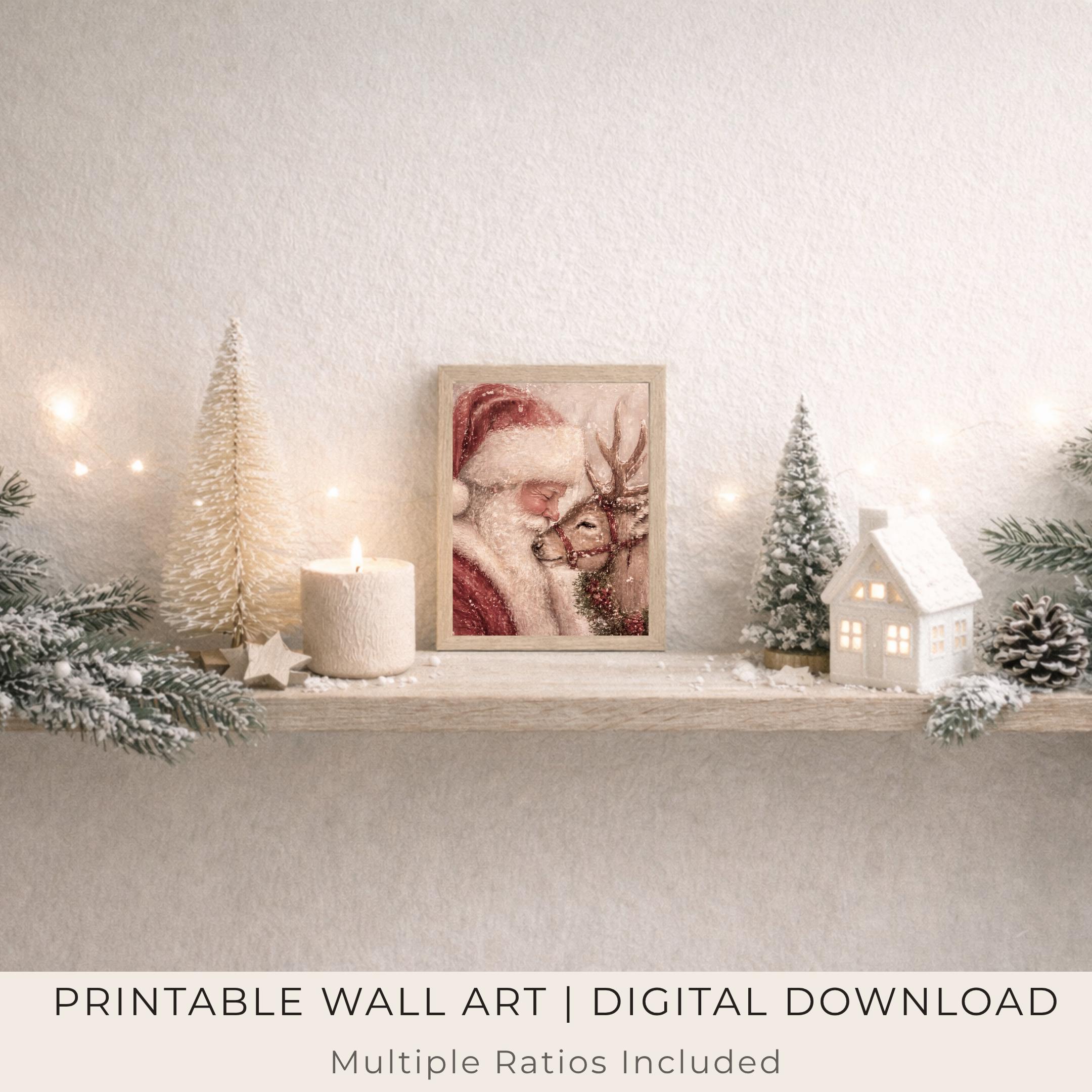 A Tender Christmas Portrait with a Reindeer — image 4