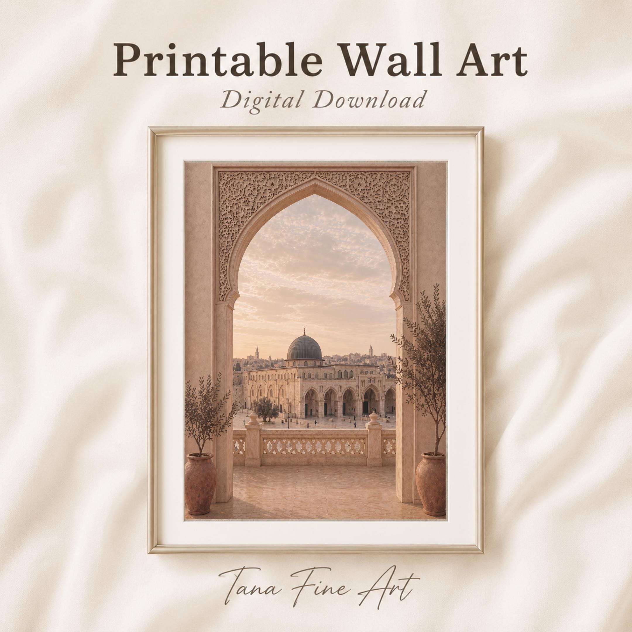 Al Aqsa-Inspired View through the Arch — image 8